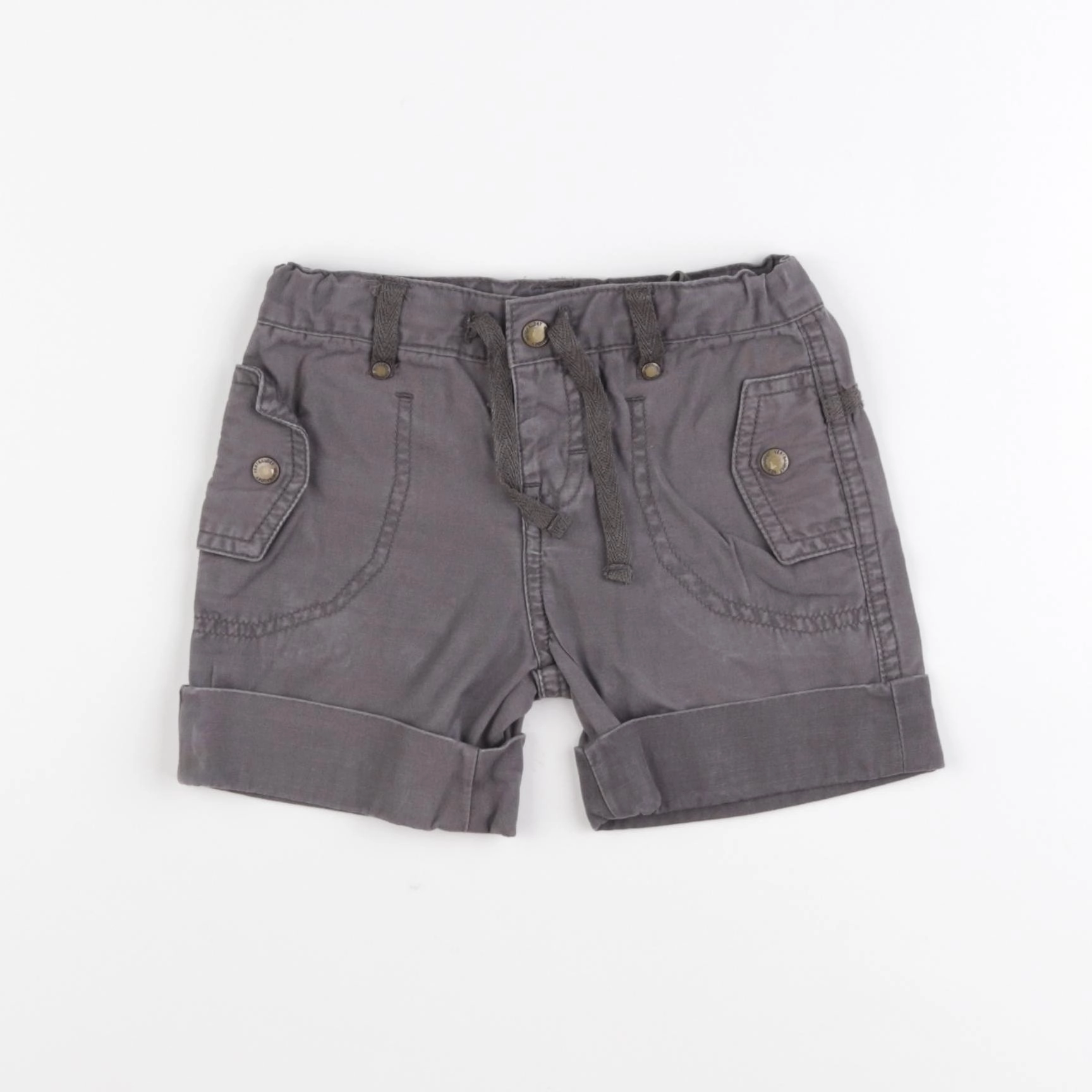 Vertbaudet - short marron - 18 mois