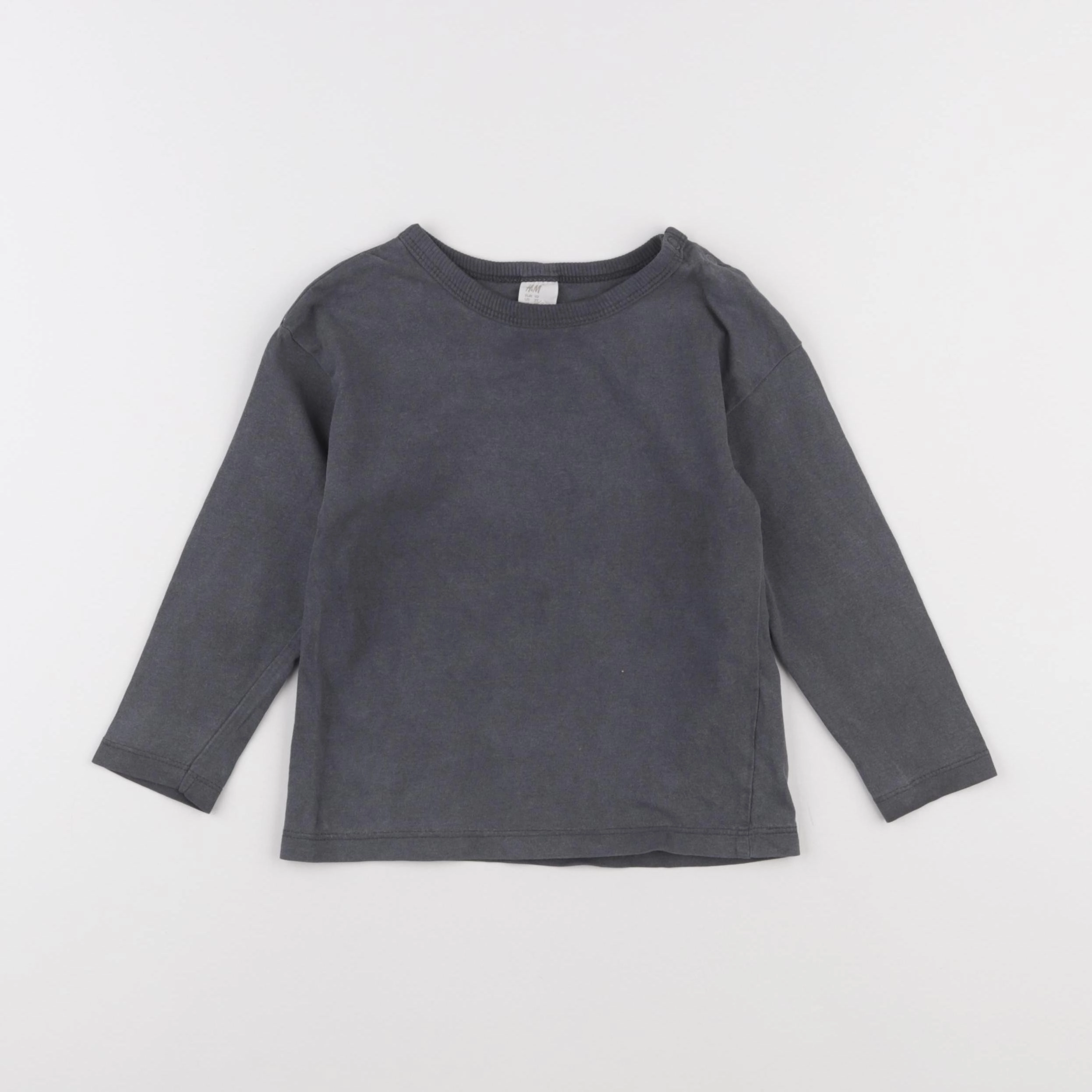 H&M - tee-shirt gris - 1 an à 2 ans