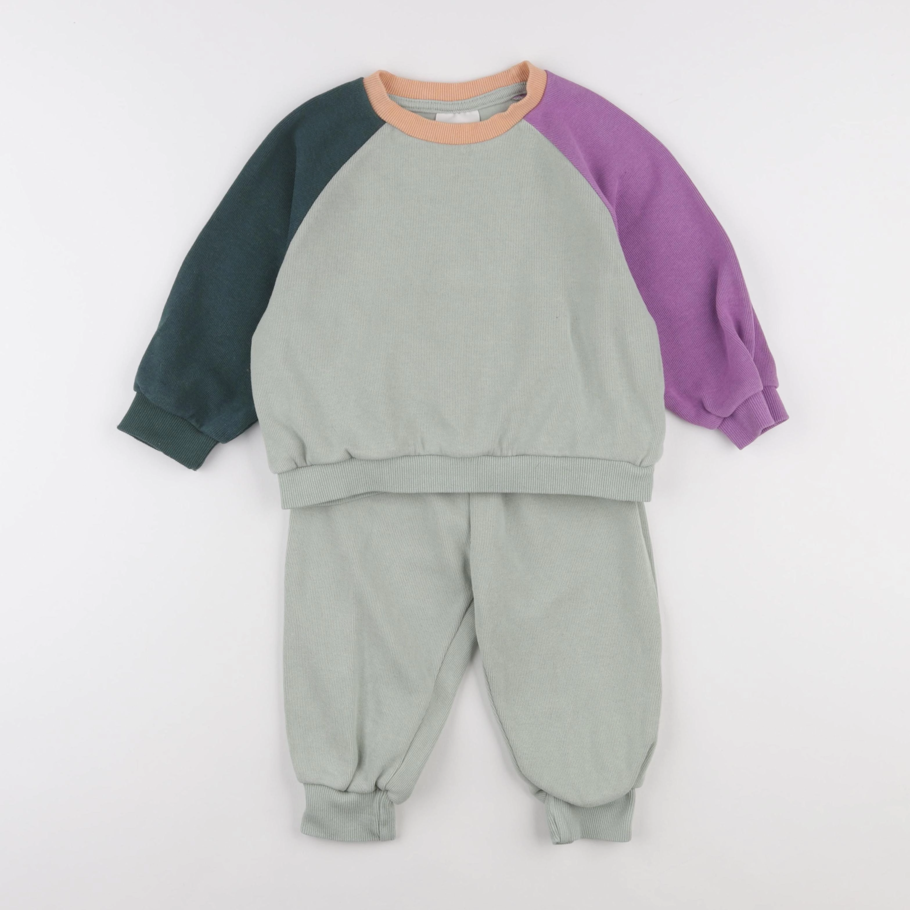 Gamin gamine - ensemble multicolore - 2 ans
