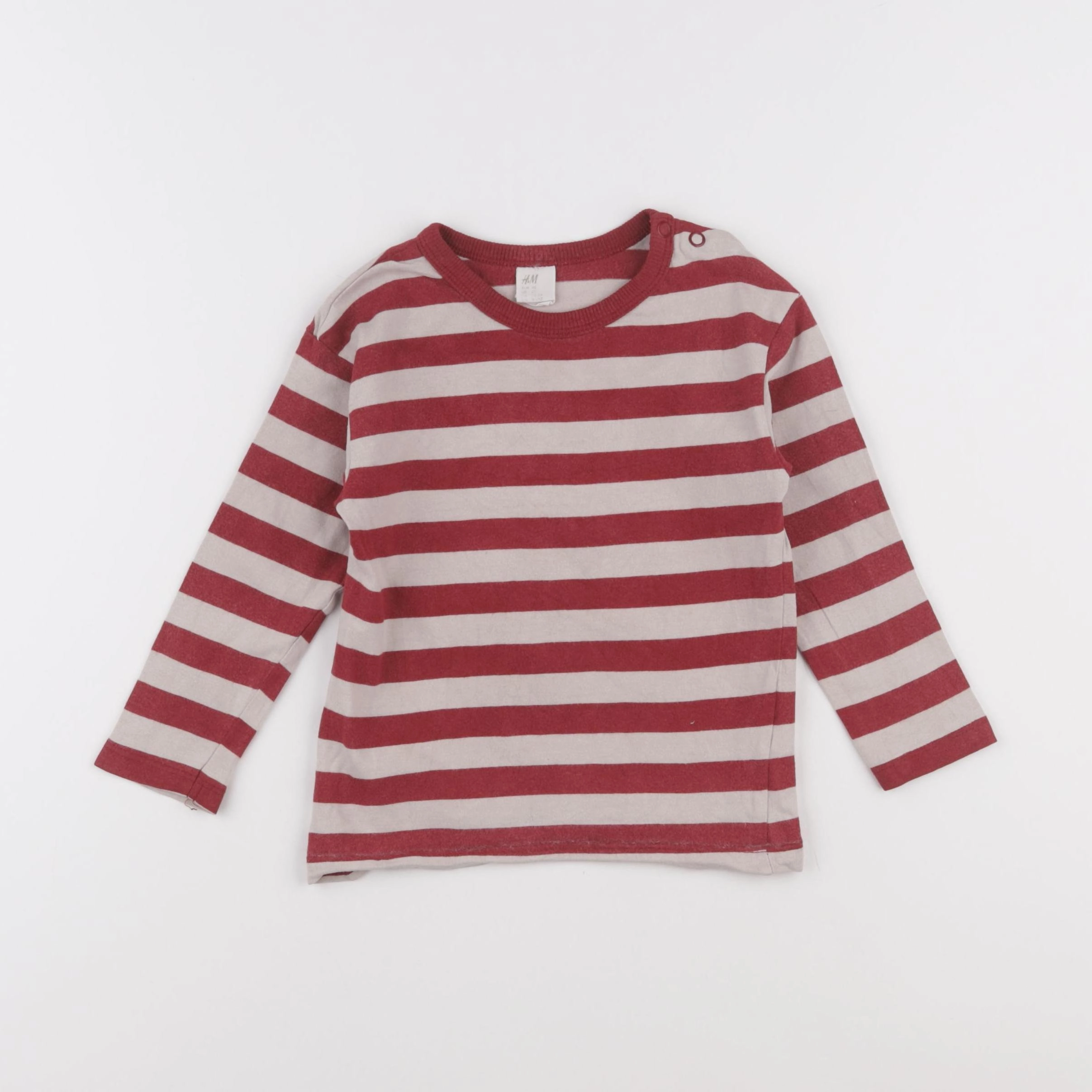 H&M - tee-shirt rouge - 1 an à 2 ans
