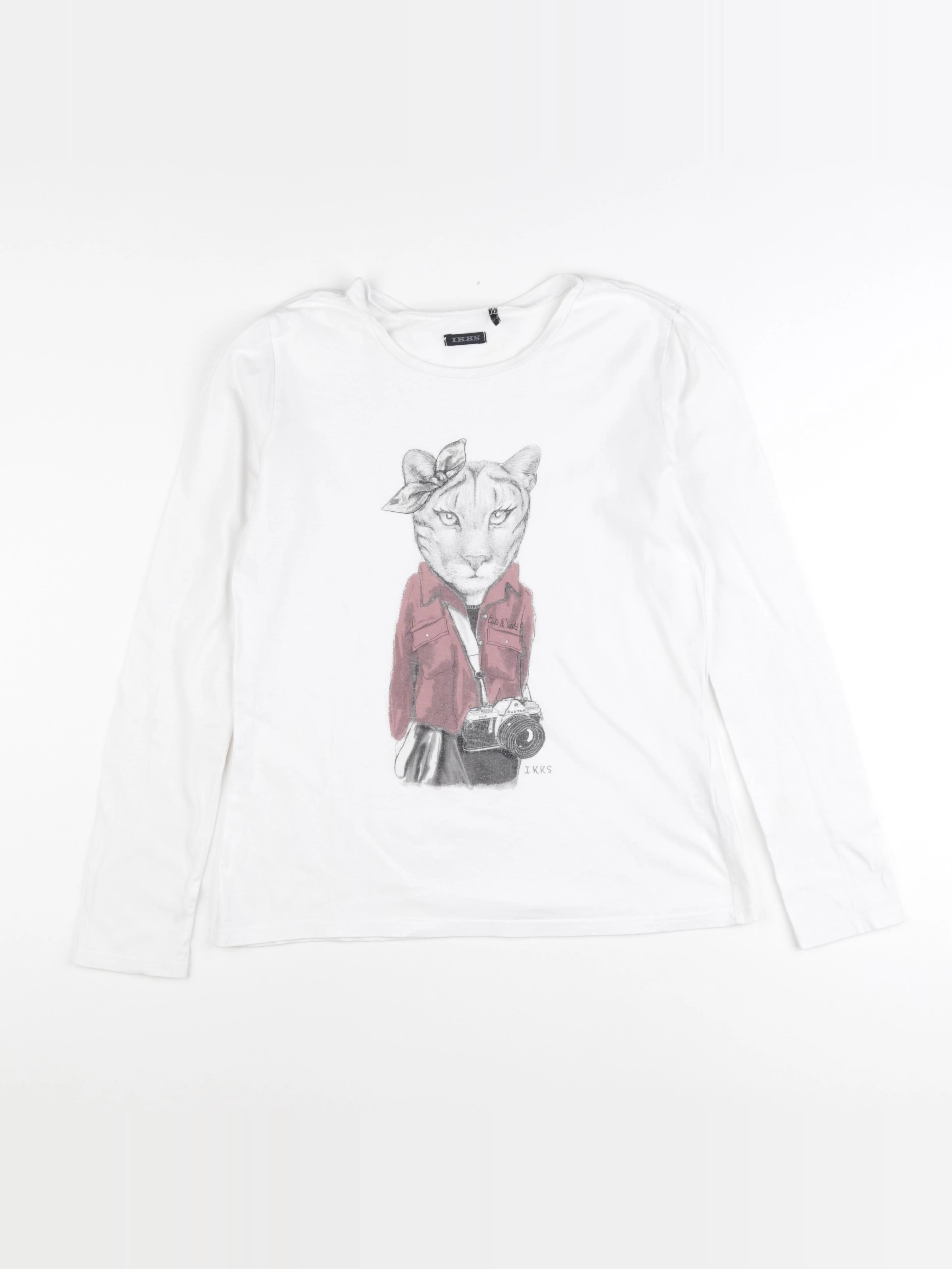 IKKS - tee-shirt blanc - 12 ans