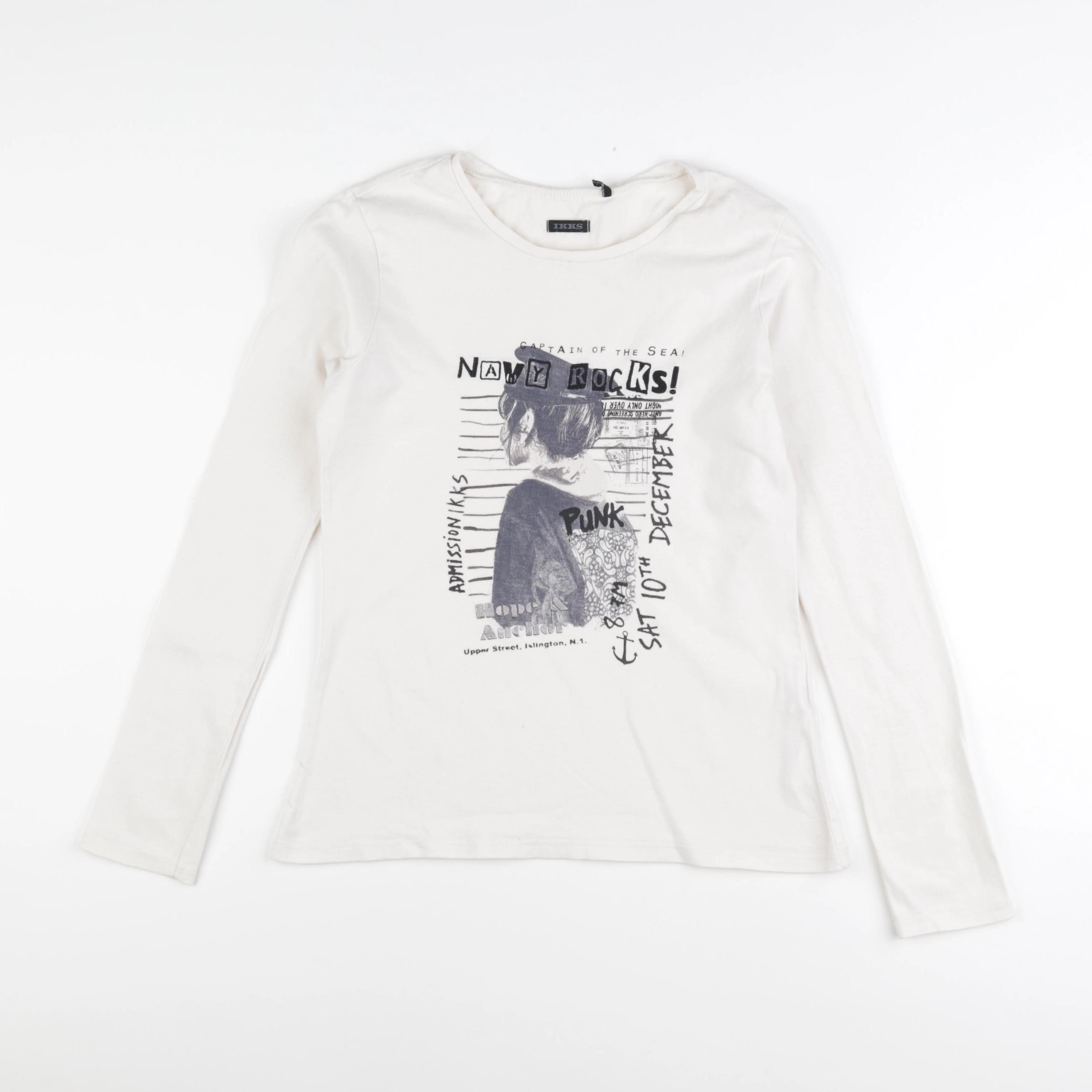 IKKS - tee-shirt beige - 12 ans