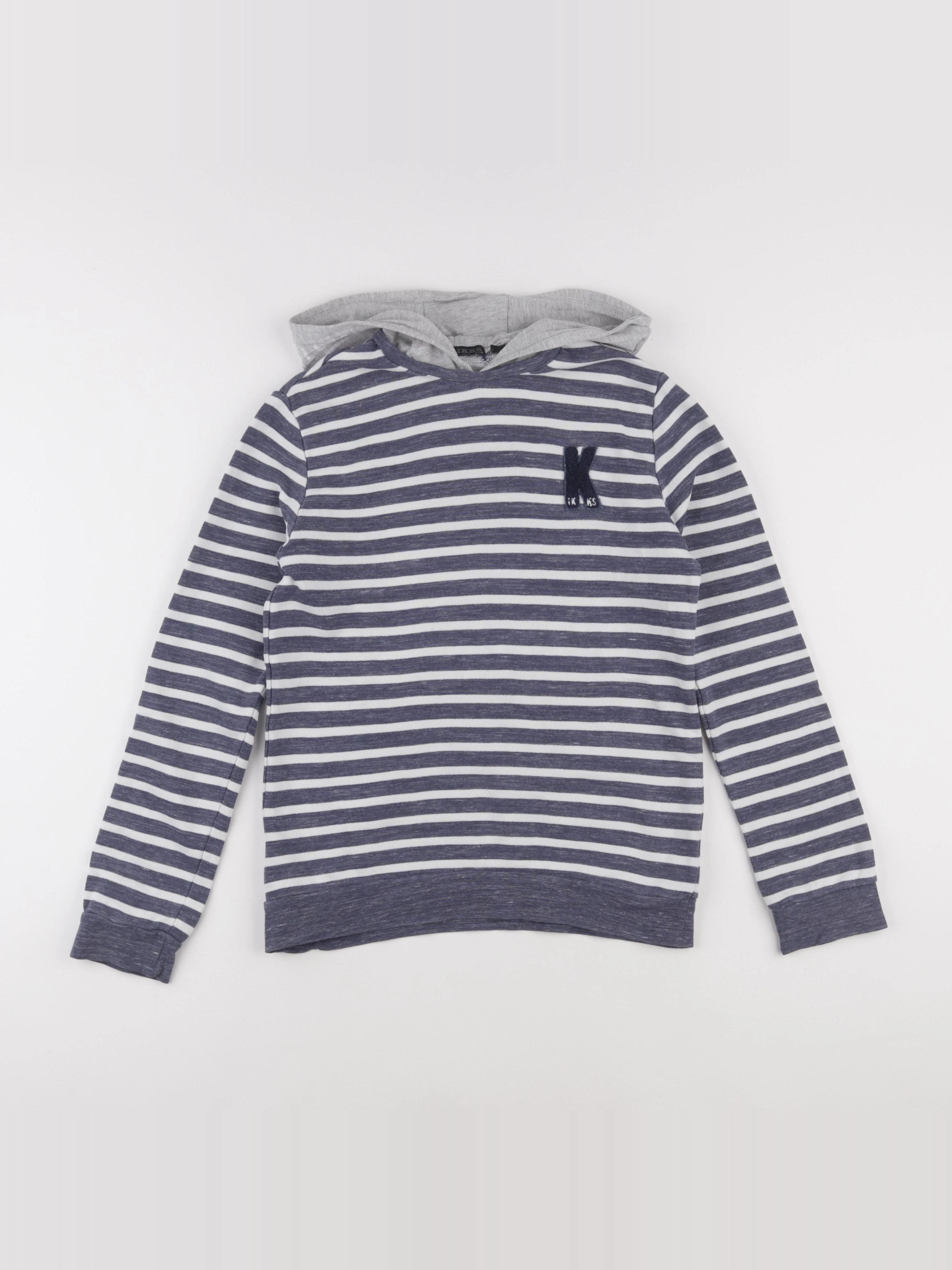 IKKS - sweat bleu - 10 ans