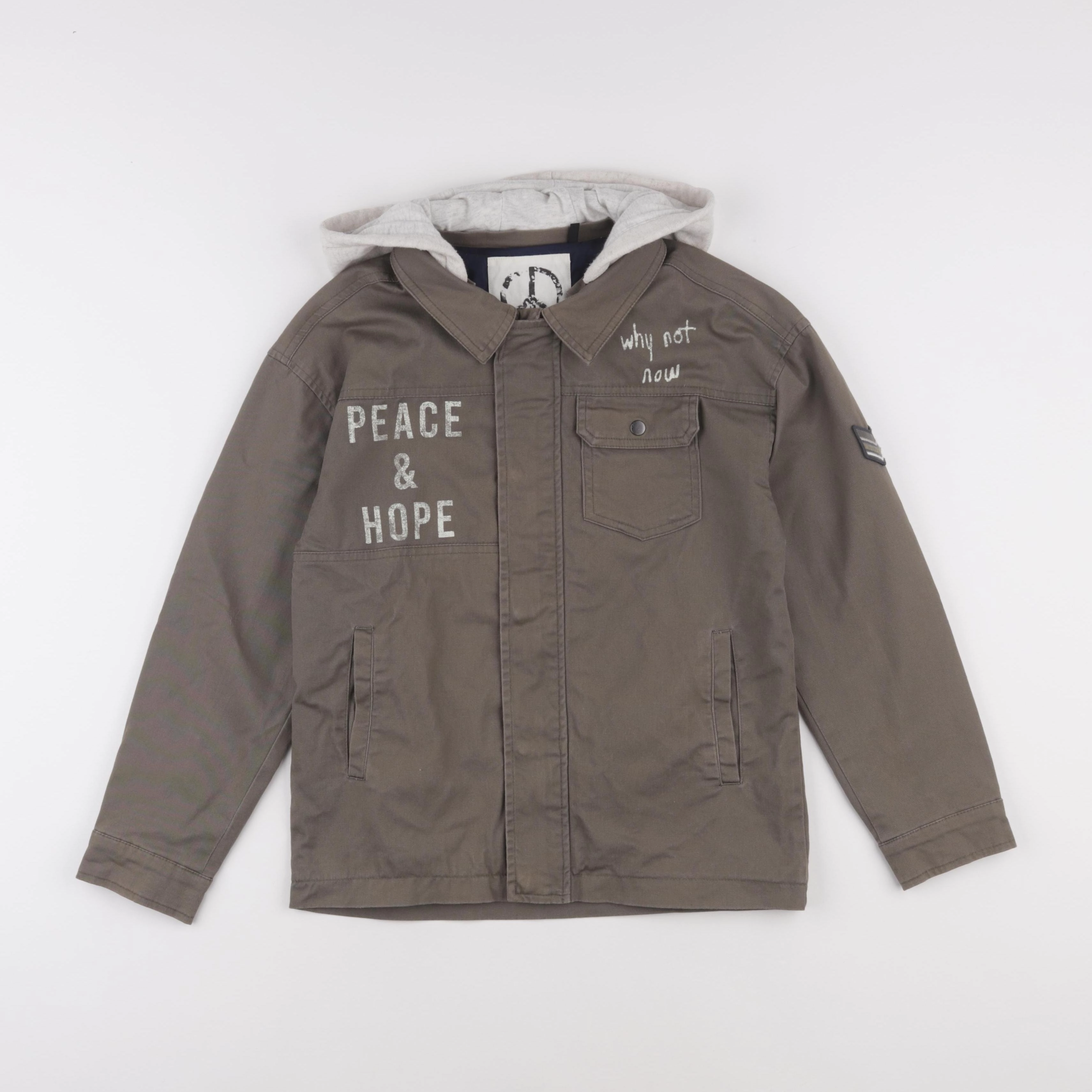 IKKS - veste imprimé au dos vert - 10 ans