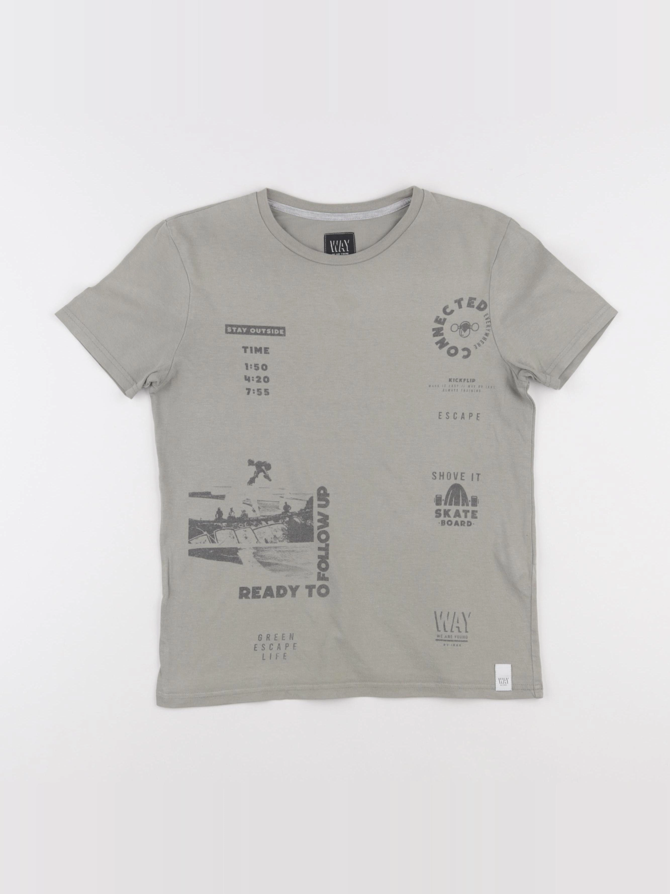 IKKS - tee-shirt vert - 10 ans