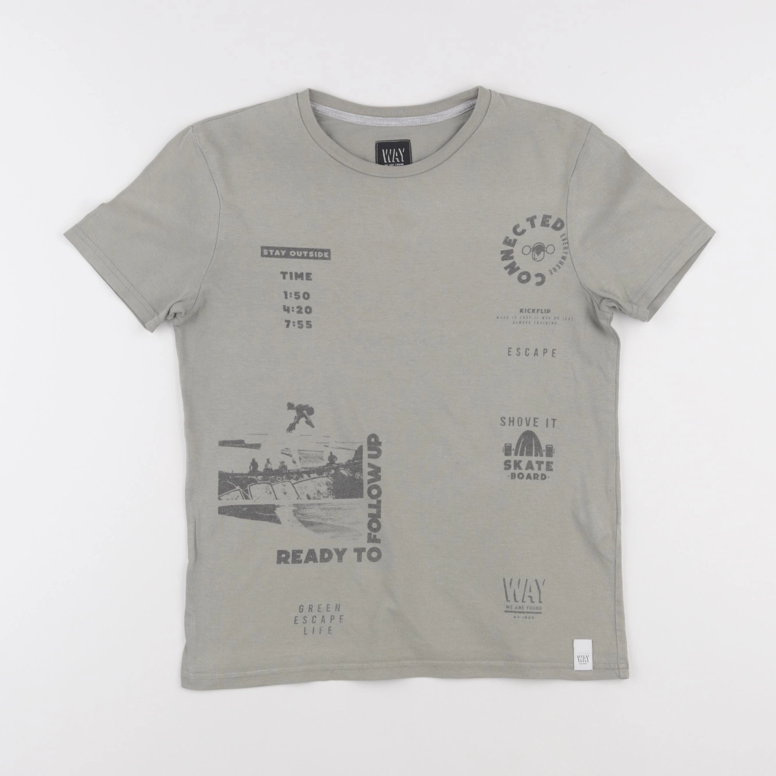 IKKS - tee-shirt vert - 10 ans