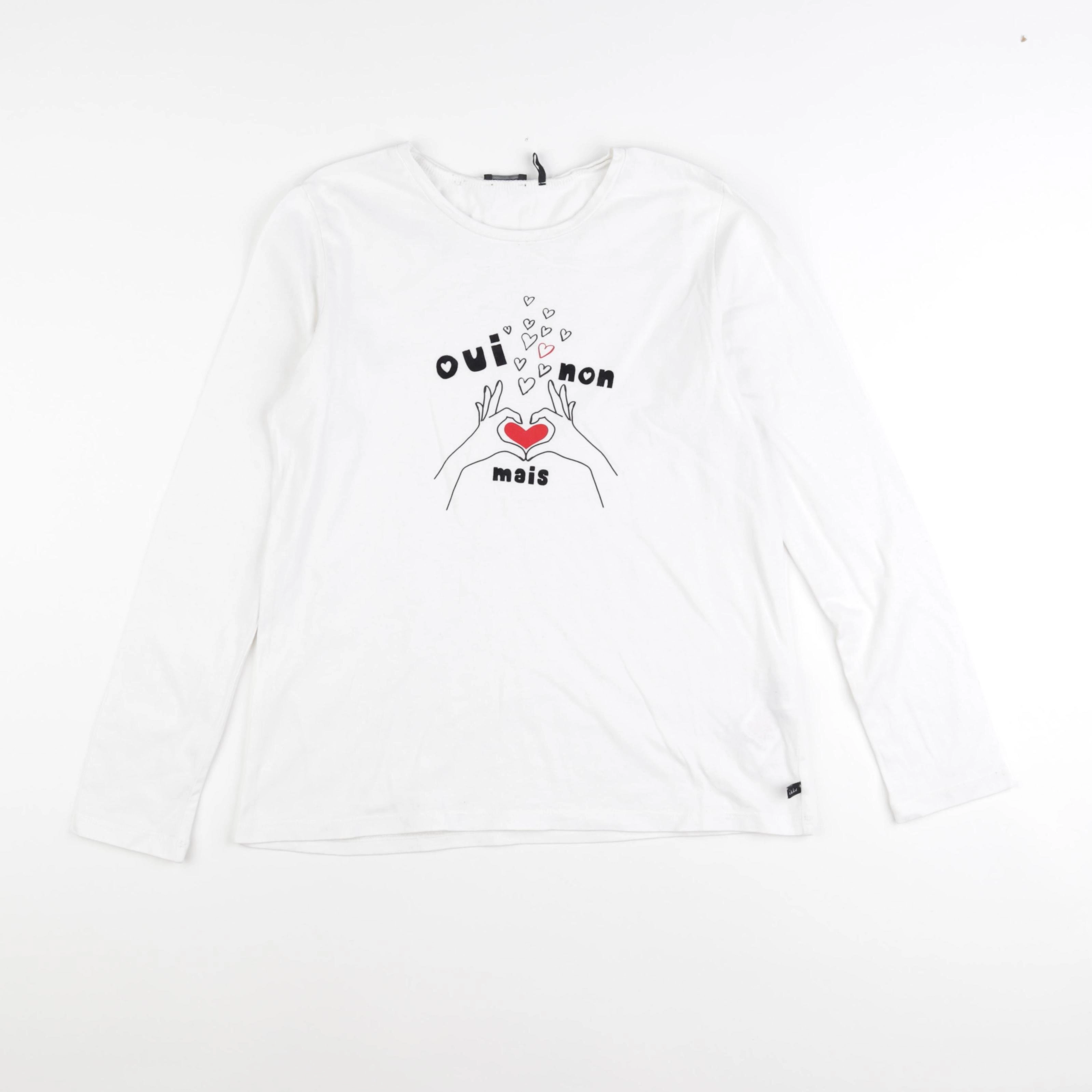 IKKS - tee-shirt blanc - 12 ans