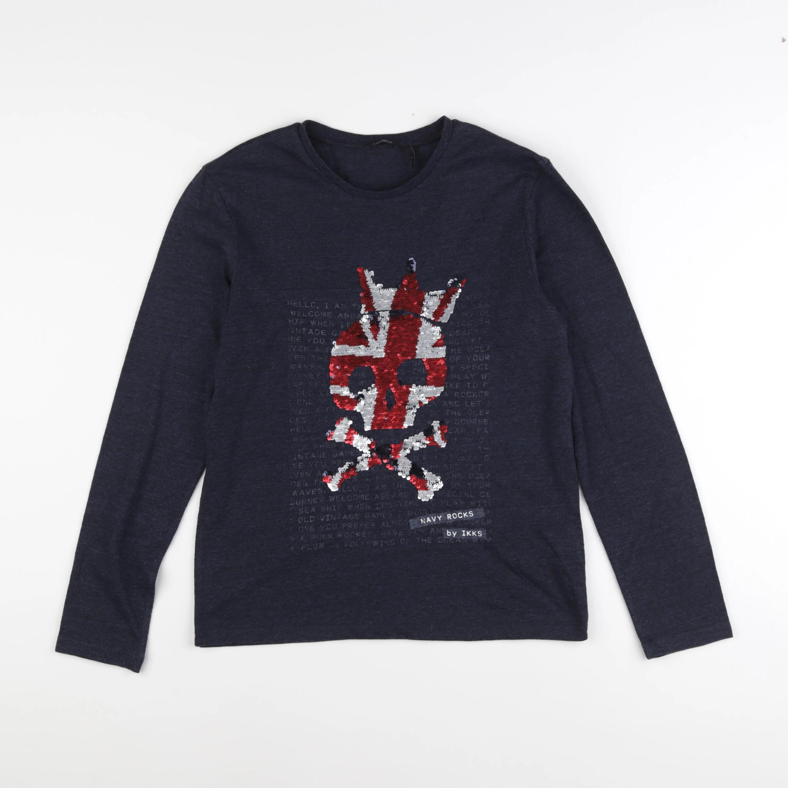 IKKS - tee-shirt bleu - 12 ans