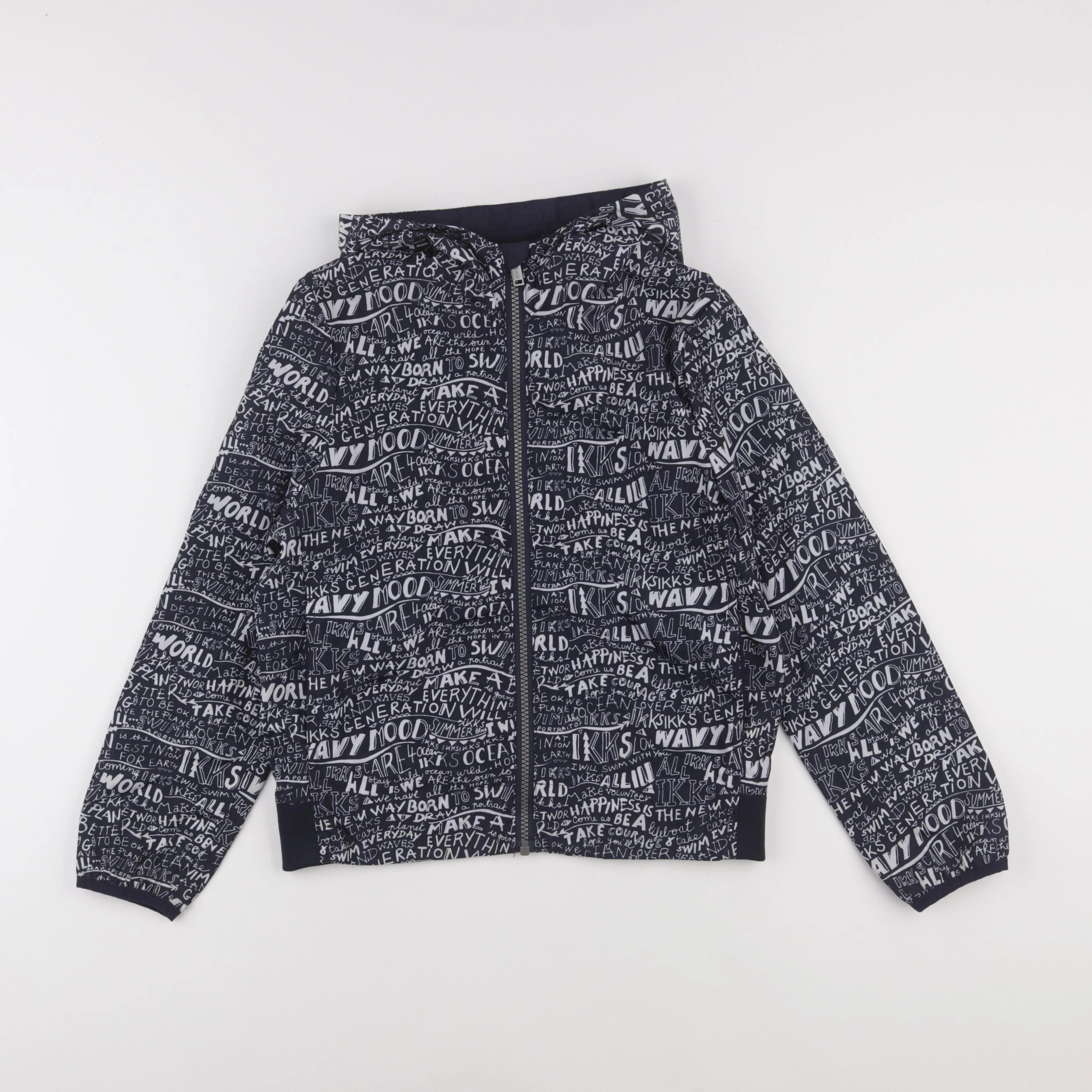 IKKS - coupe-vent bleu - 10 ans