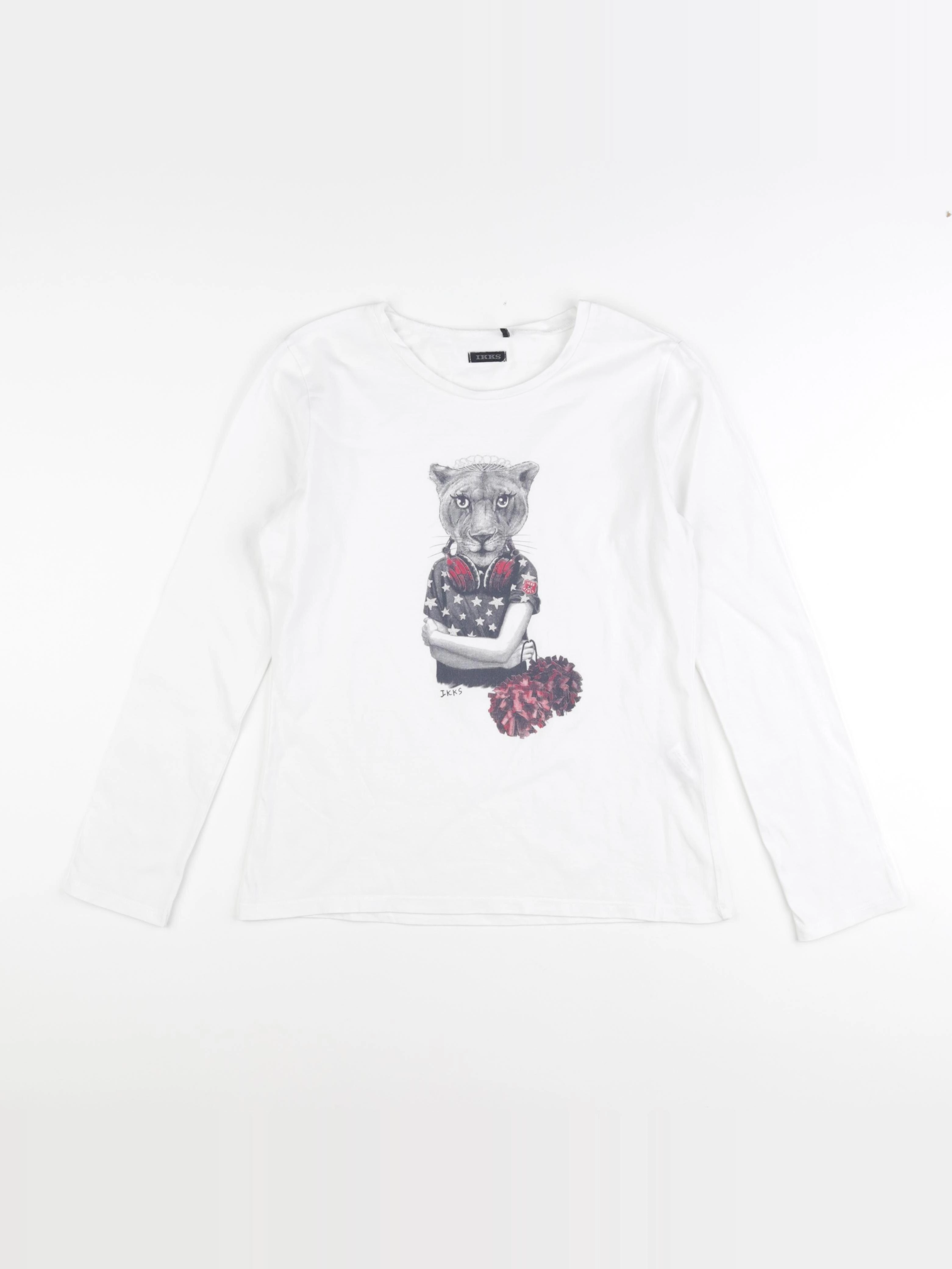 IKKS - tee-shirt beige - 14 ans