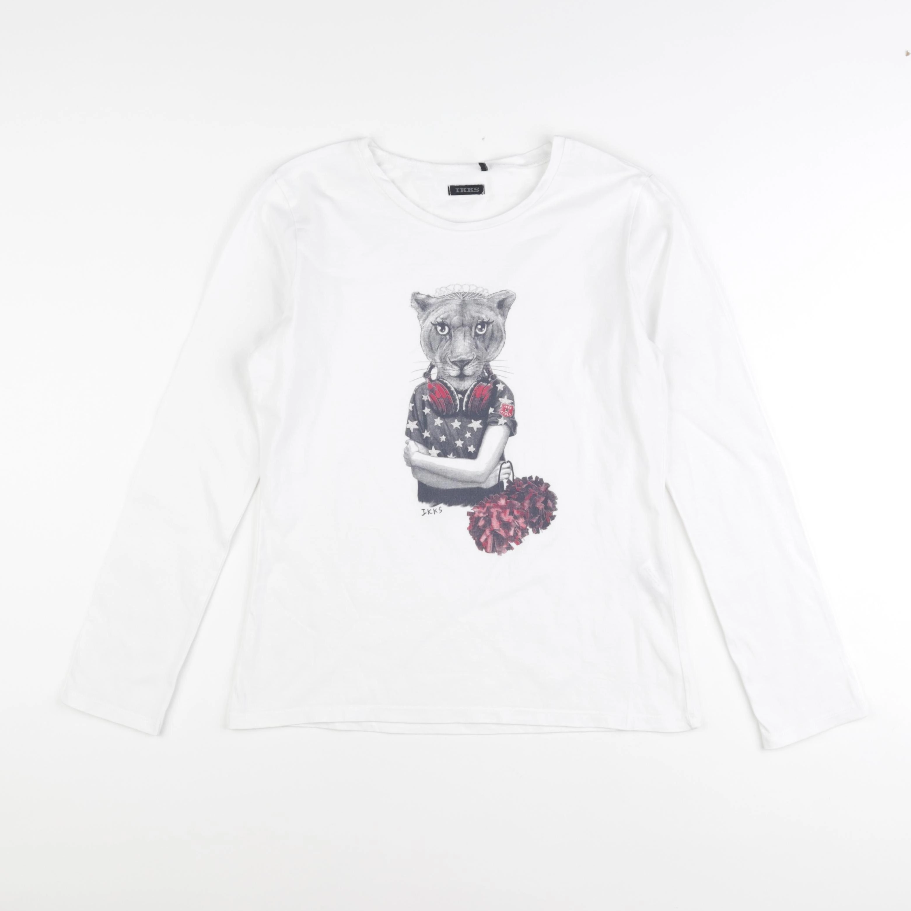 IKKS - tee-shirt beige - 14 ans