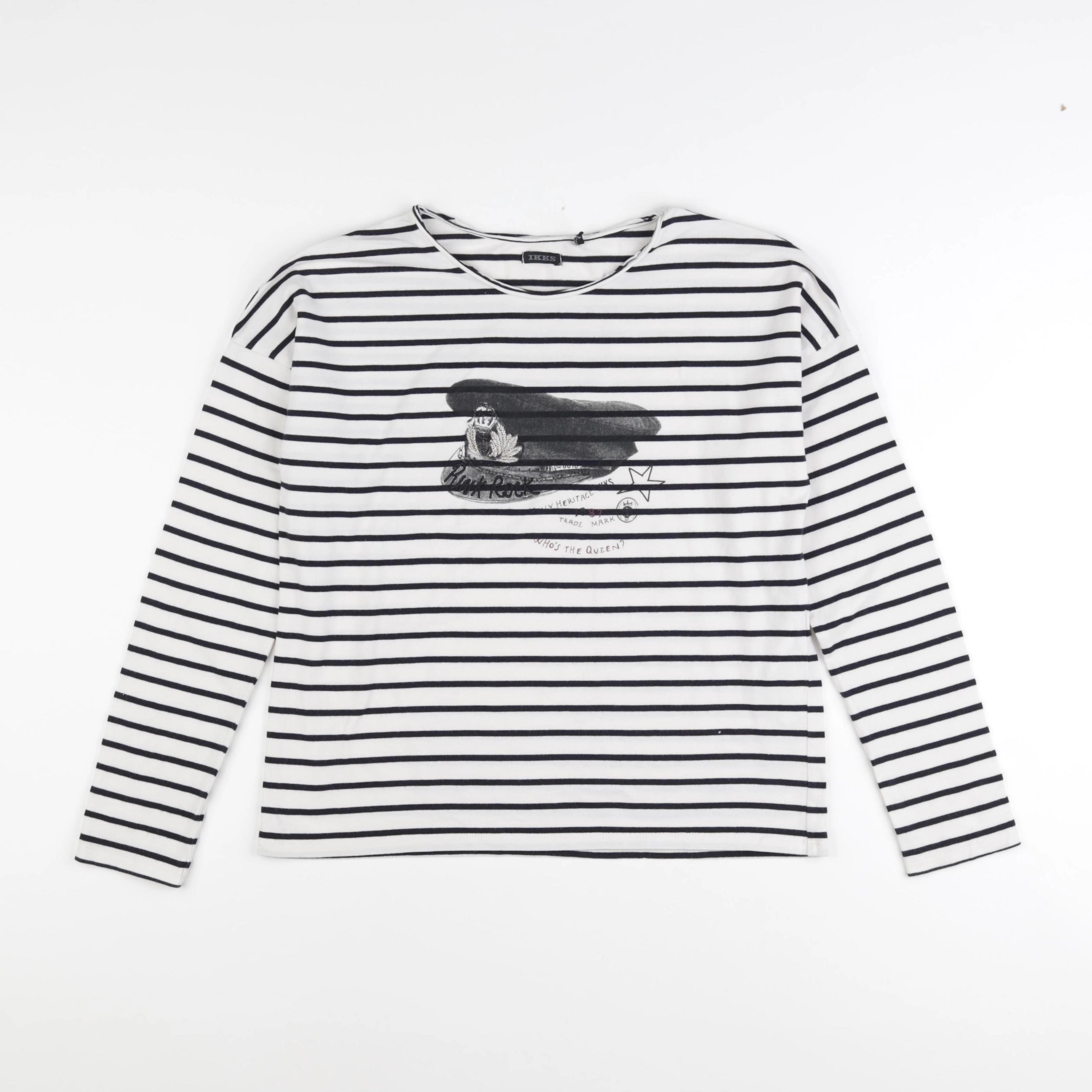 IKKS - tee-shirt beige, bleu - 12 ans
