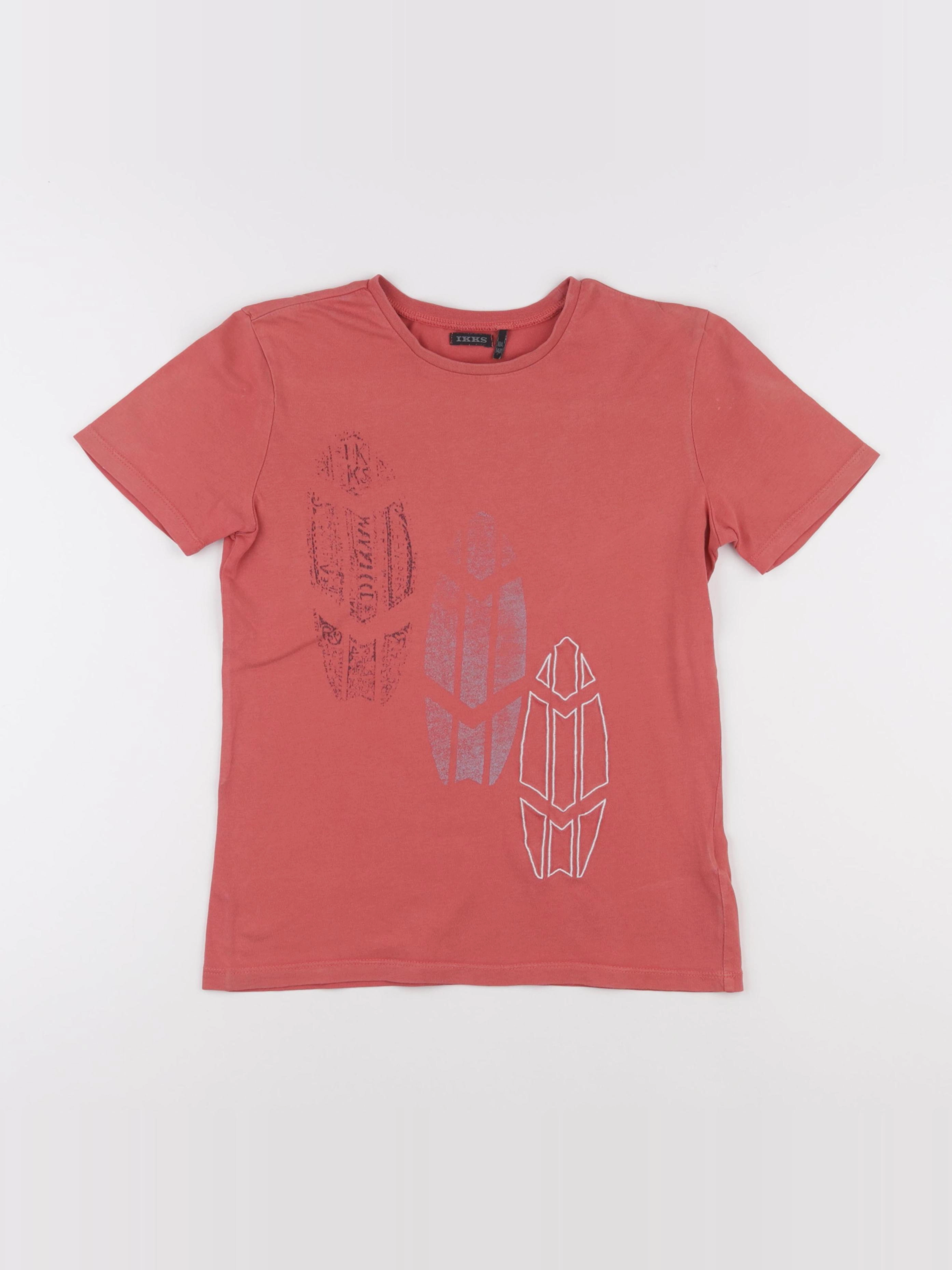 IKKS - tee-shirt rose - 10 ans