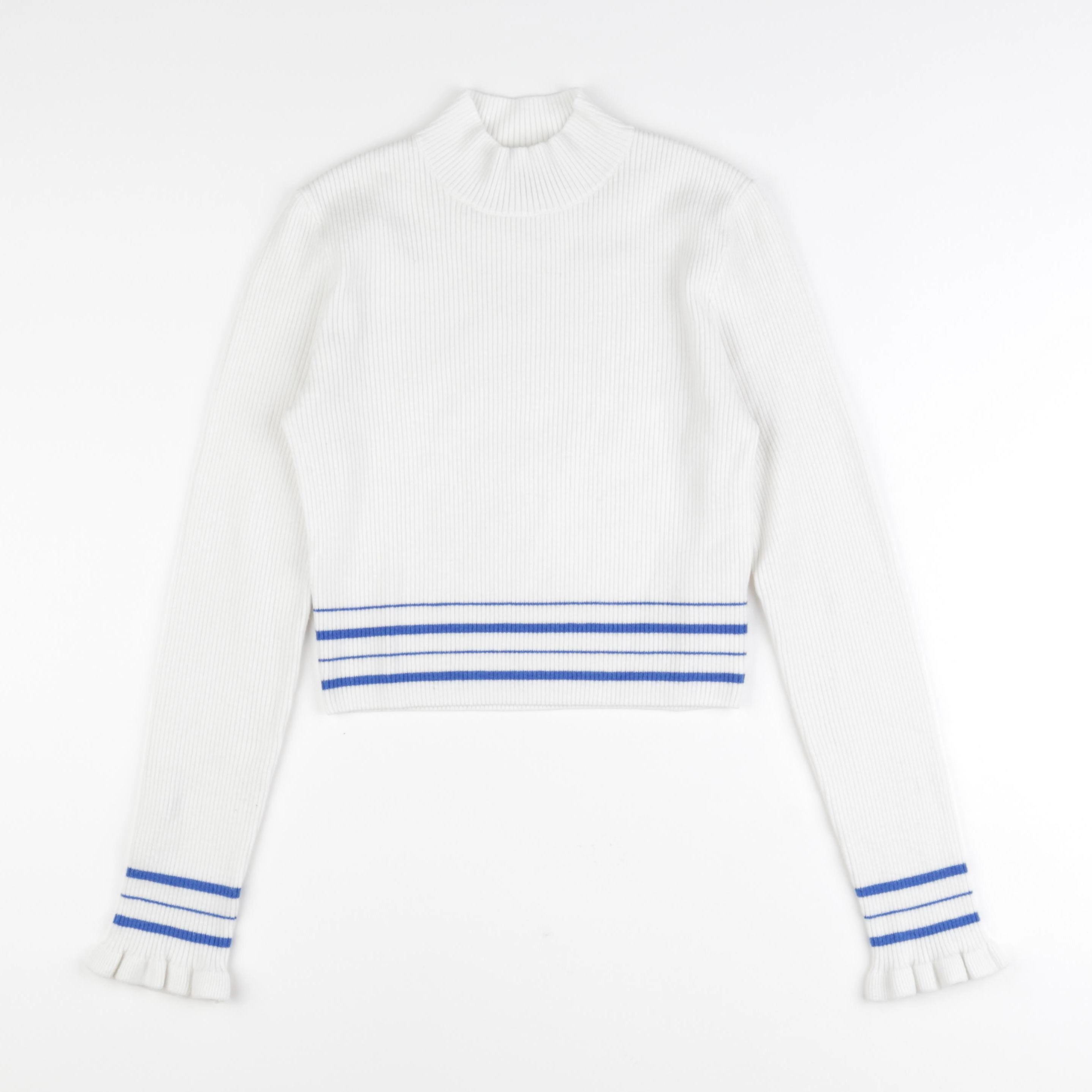 IKKS - pull beige, bleu - 16 ans