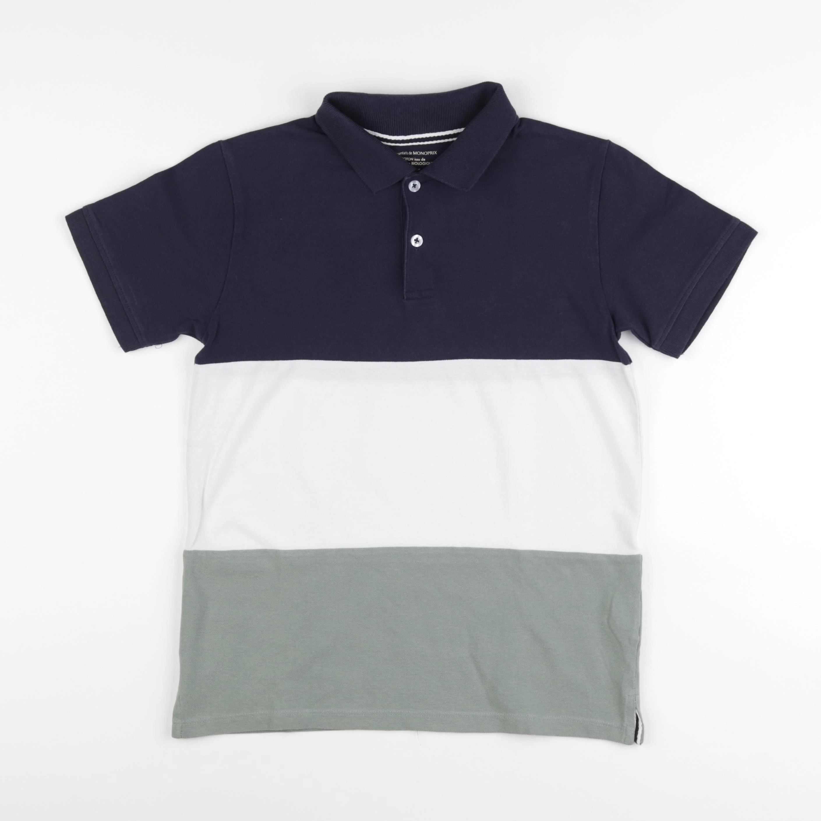 Monoprix - polo multicolore - 14 ans