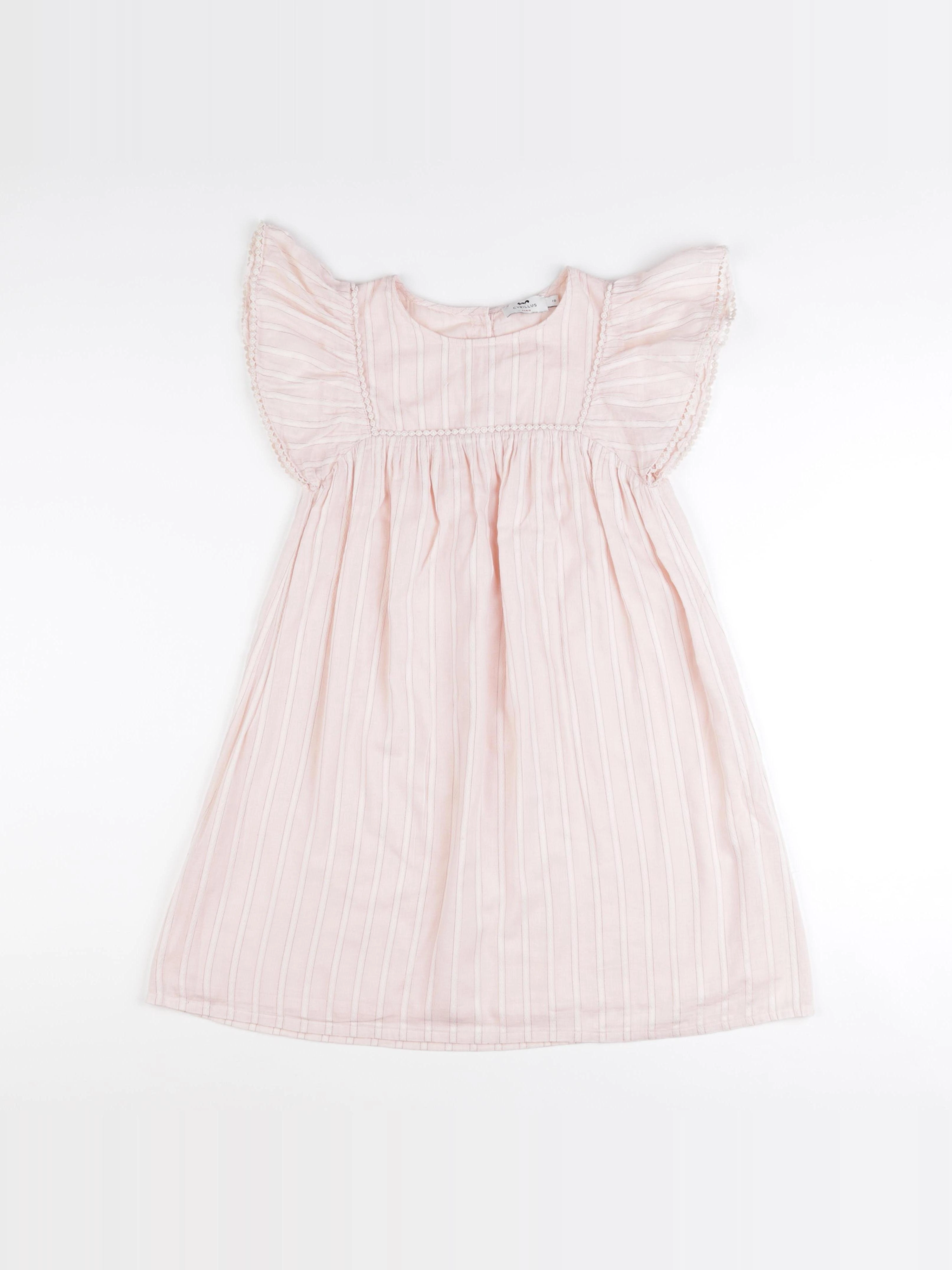Cyrillus - robe rose - 10 ans