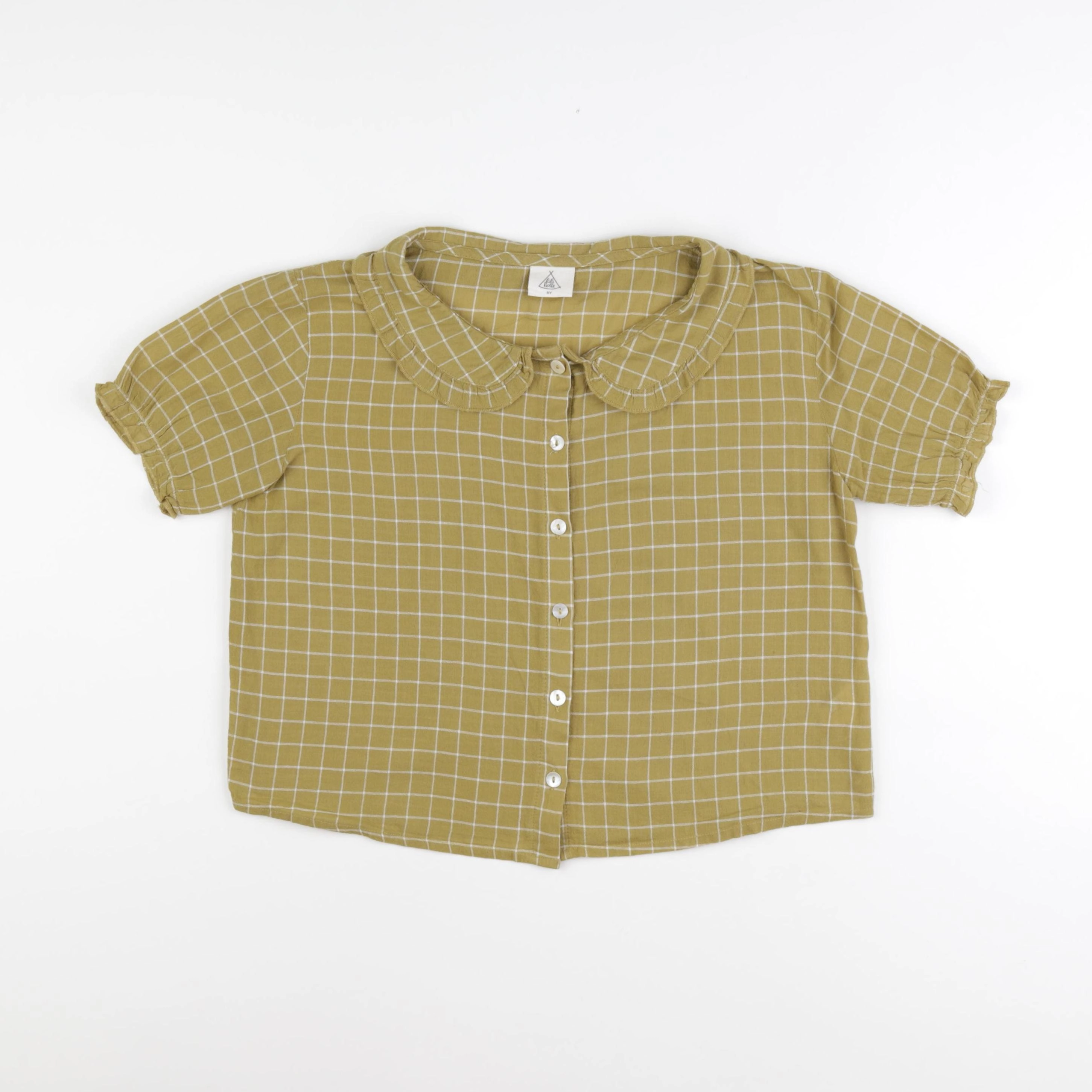 Lililotte - blouse jaune - 8 ans