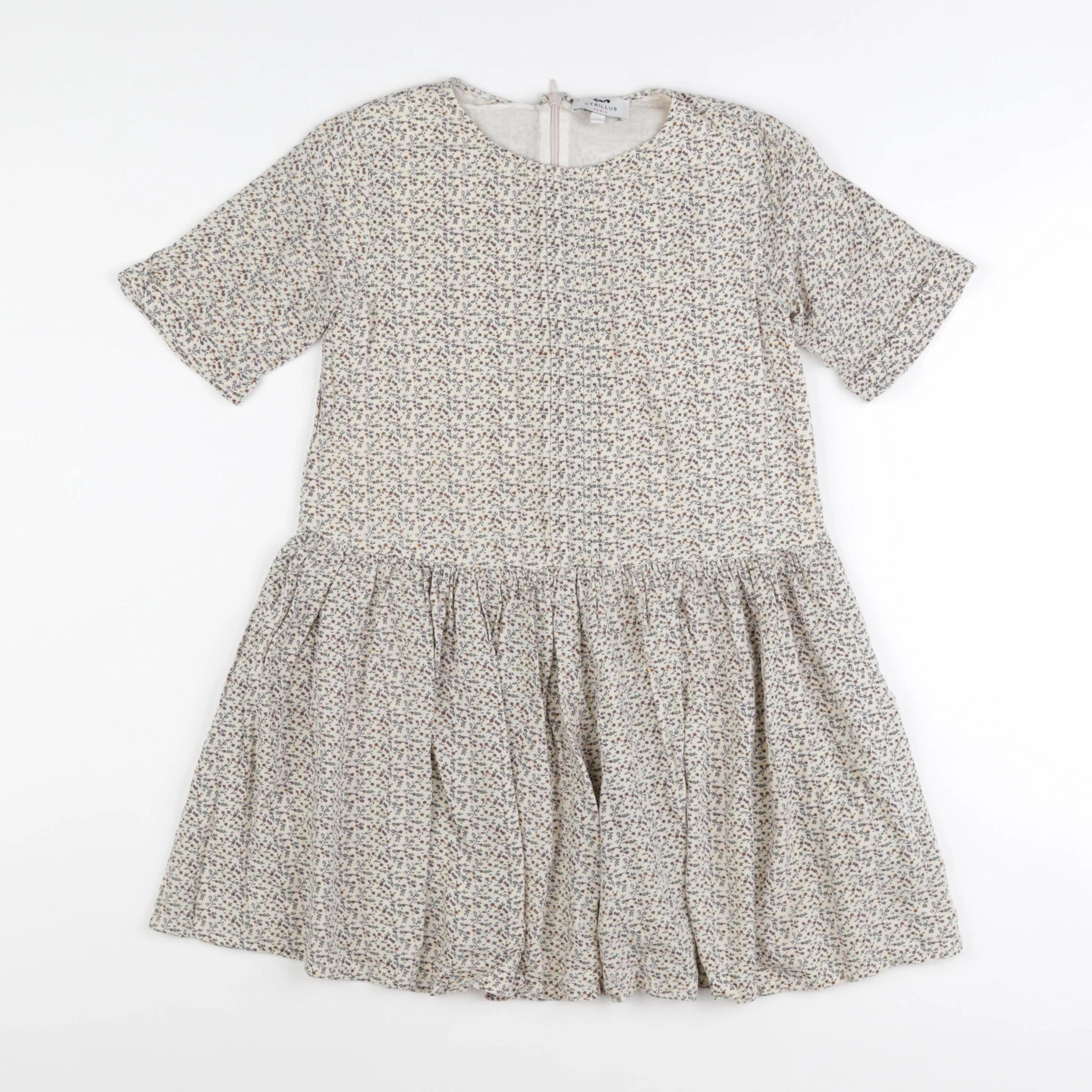 Cyrillus - robe beige - 10 ans