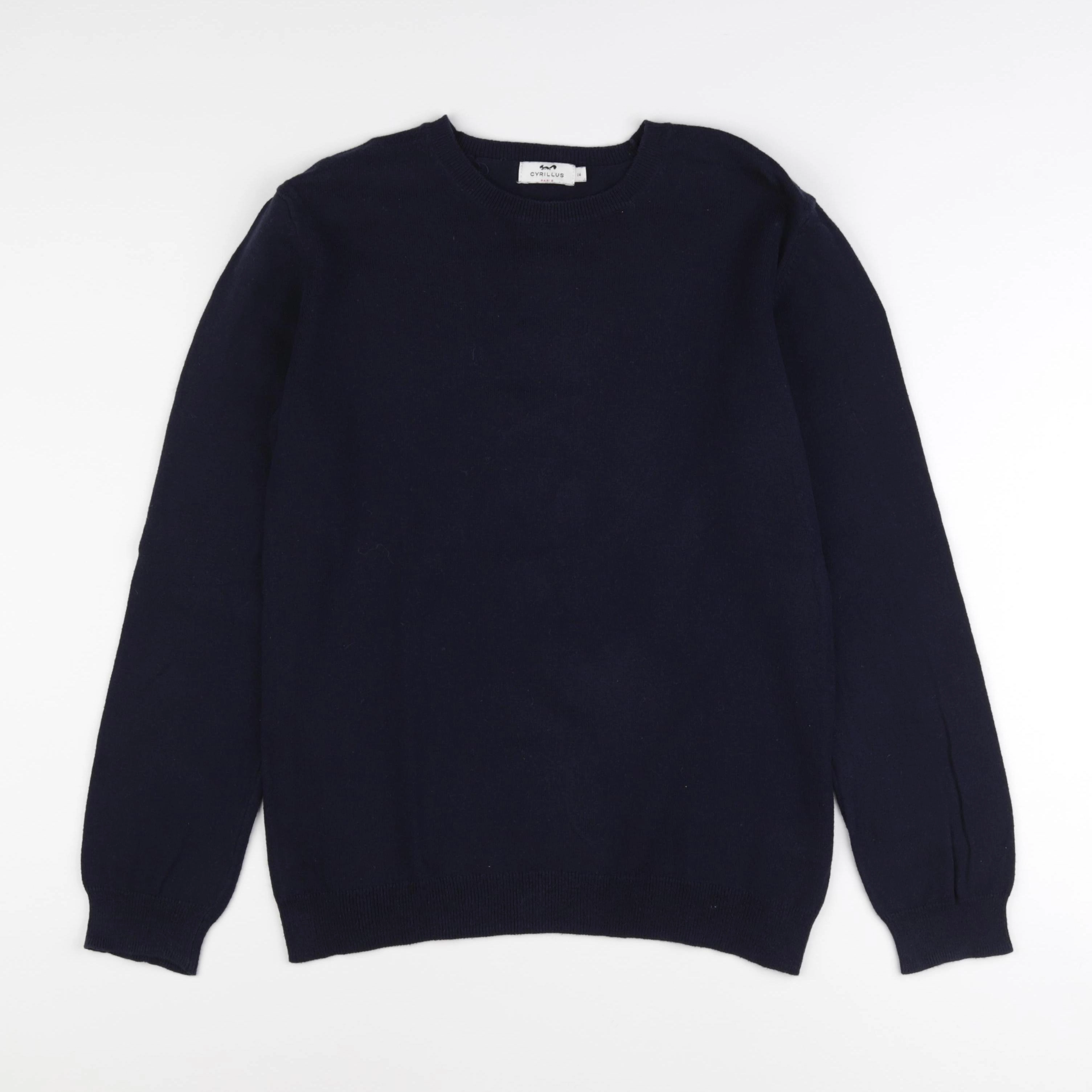 Cyrillus - pull bleu - 14 ans
