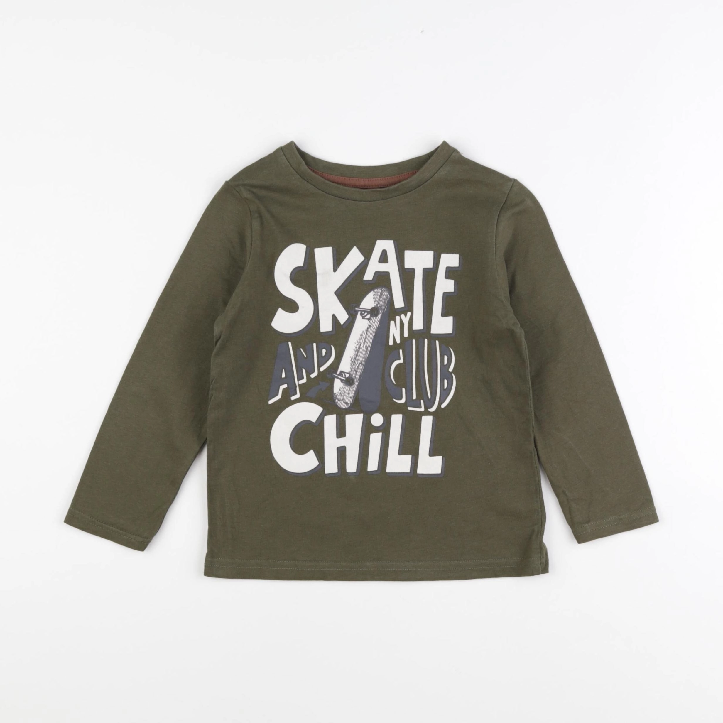 Vertbaudet - tee-shirt vert - 5 ans