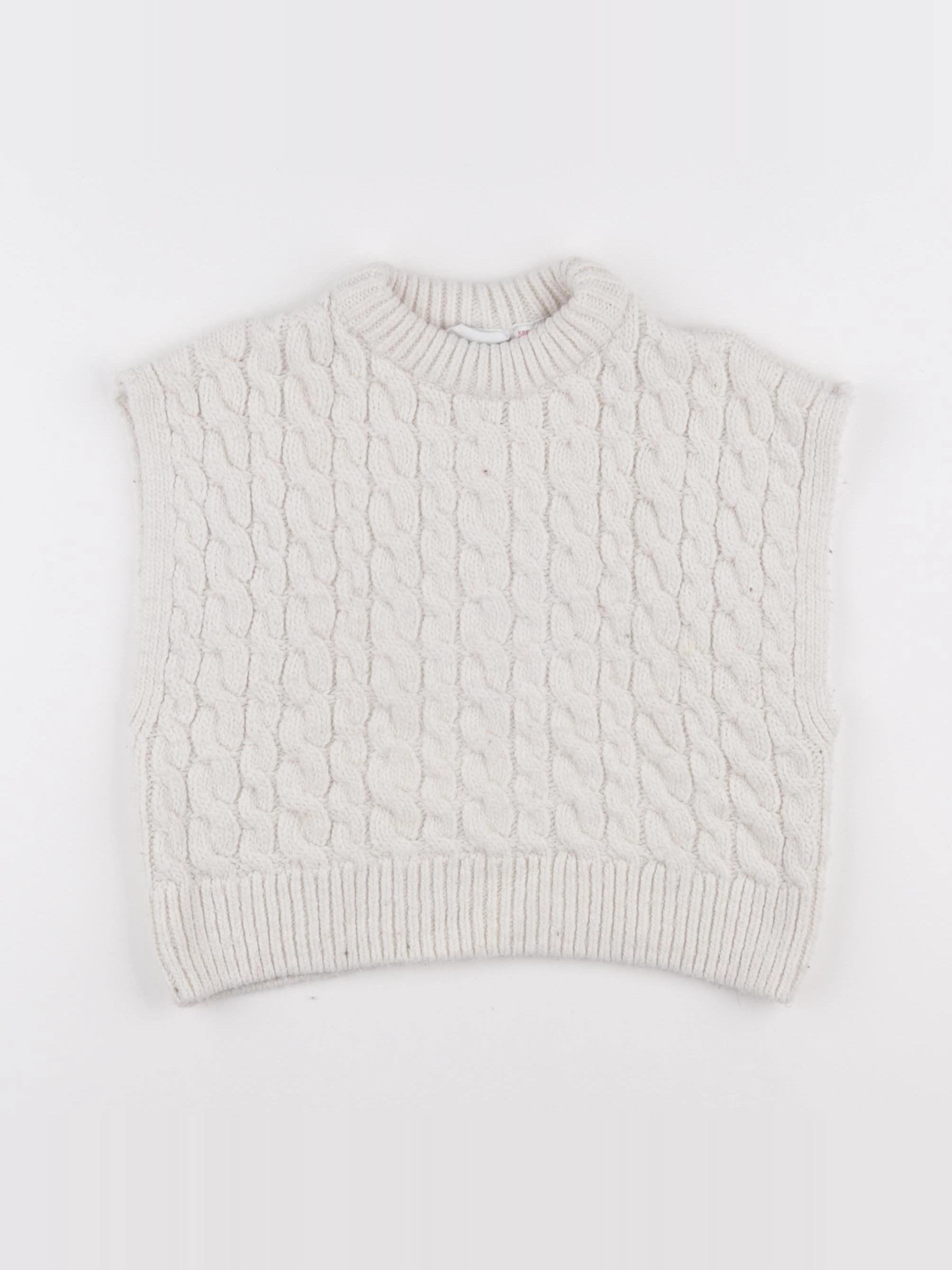 Zara - pull blanc - 18/24 mois