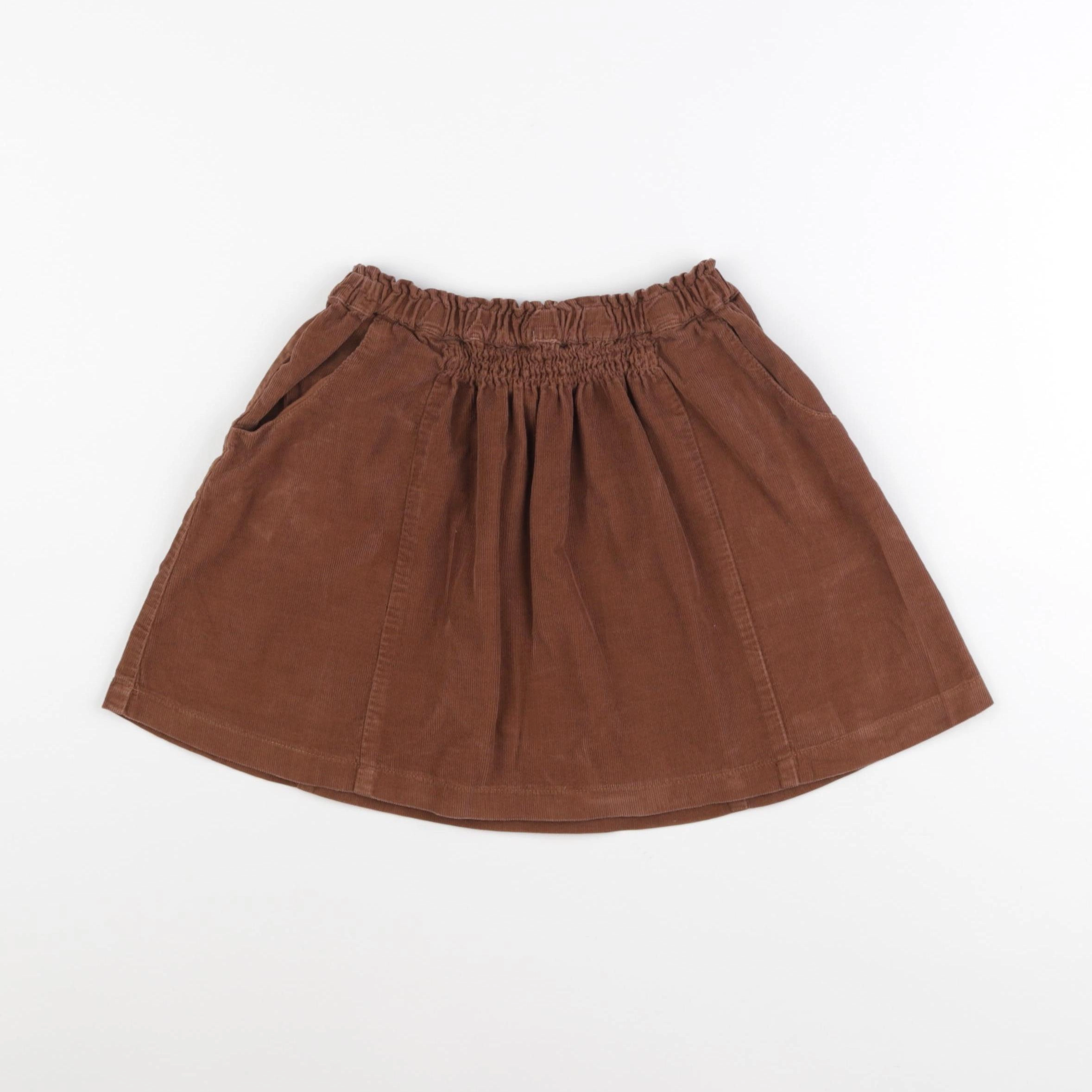 Cyrillus - jupe marron - 6 ans