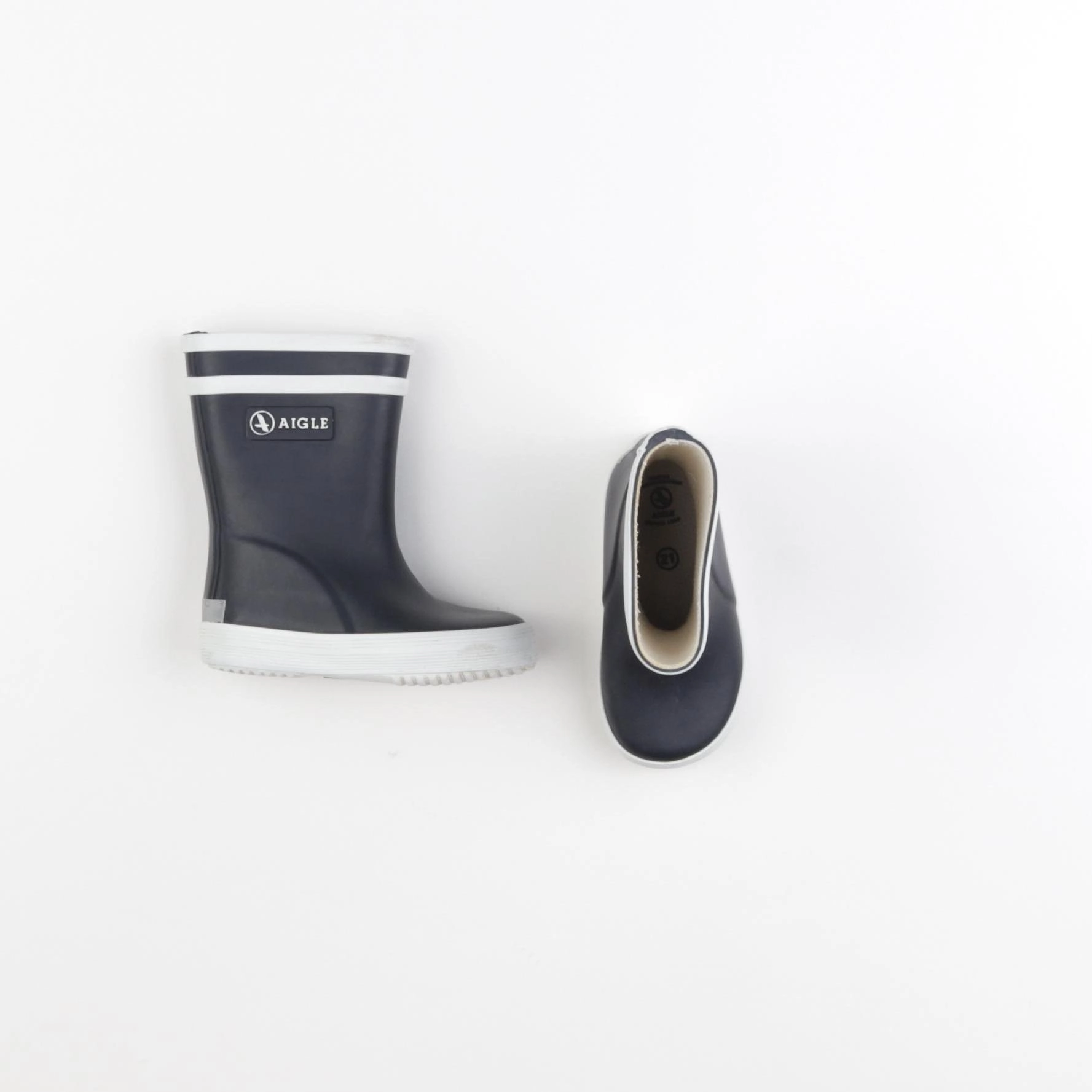 Aigle - bottes bleu - pointure 21
