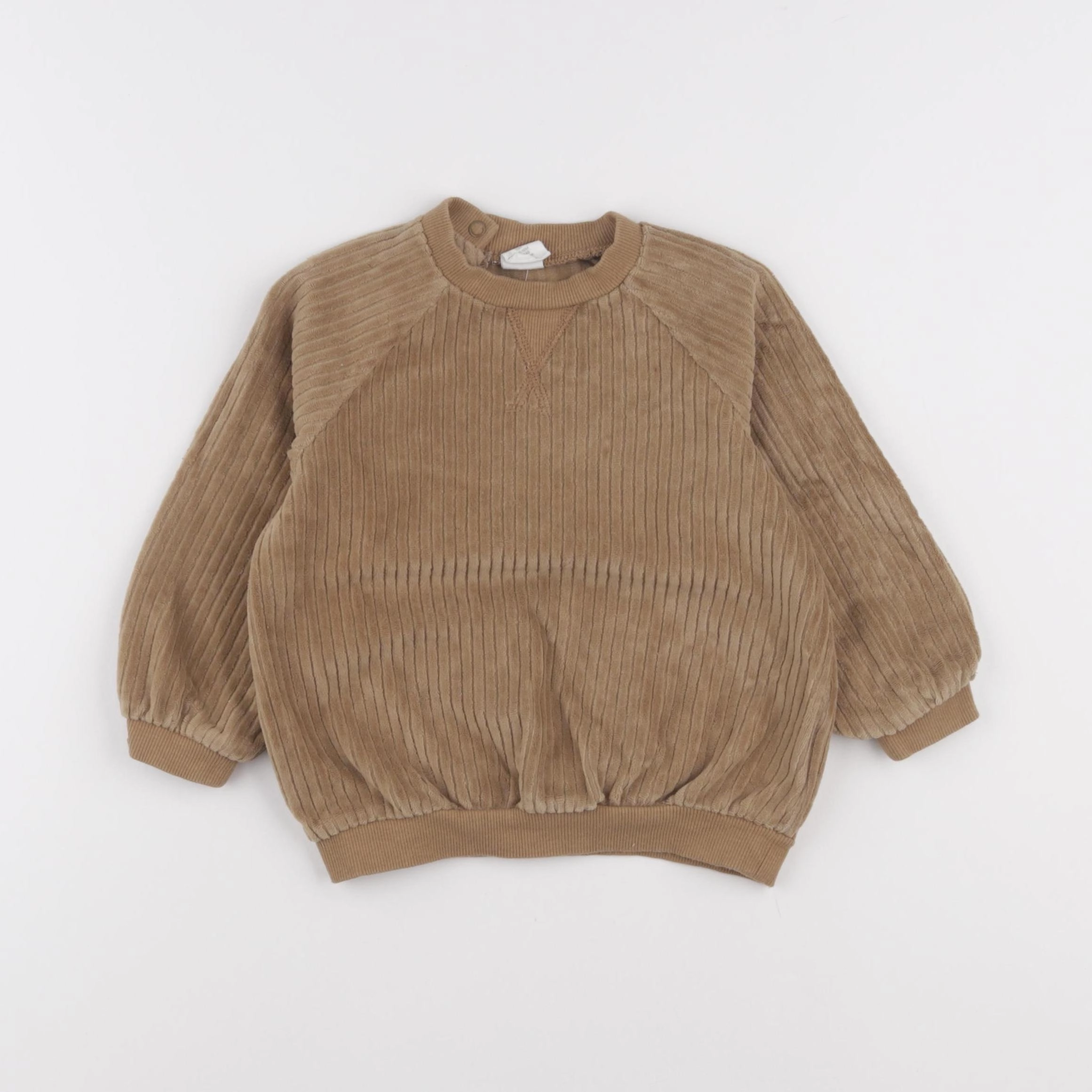 H&M - sweat marron - 12/18 mois