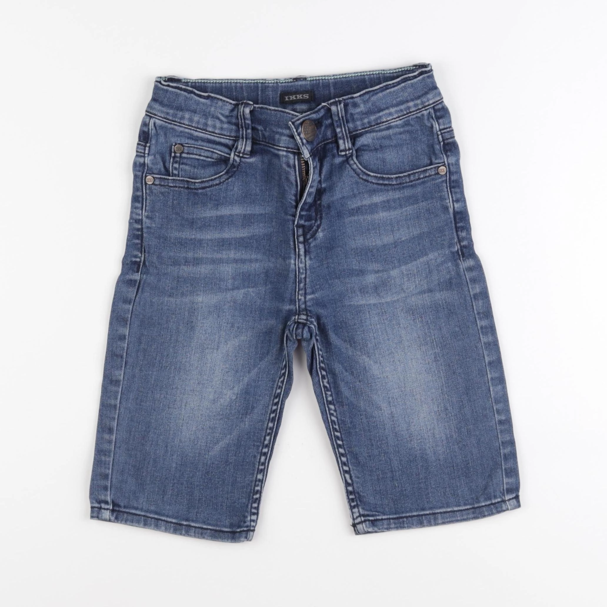 IKKS - short bleu - 8 ans