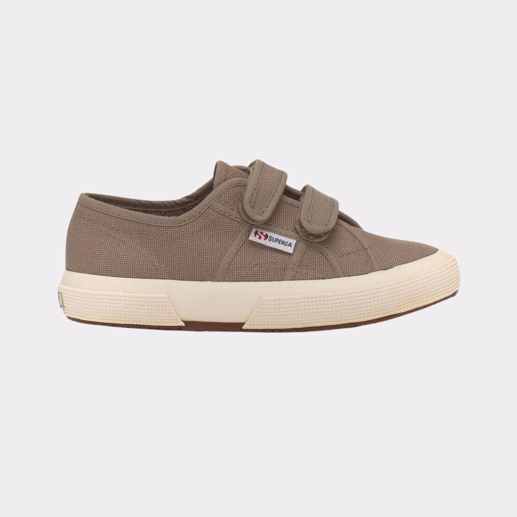 Superga - tennis à scratch marron - pointure 27