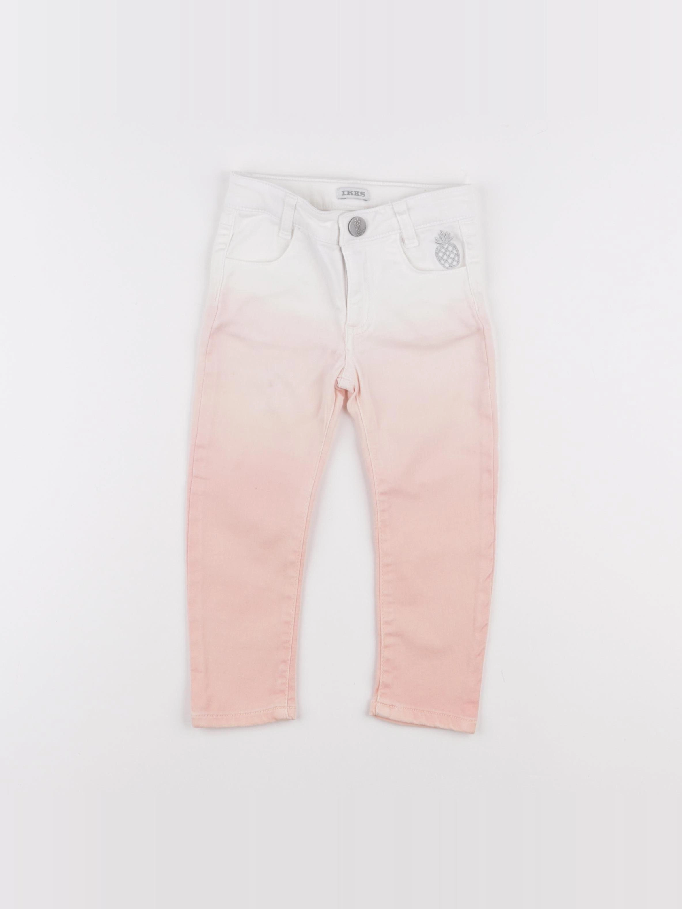 IKKS - pantalon blanc - 2 ans