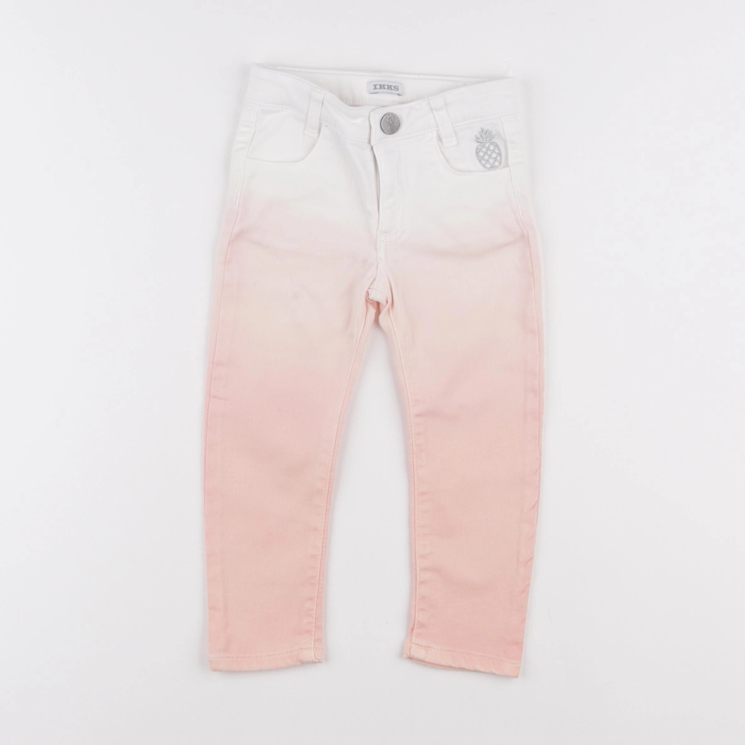 IKKS - pantalon blanc - 2 ans