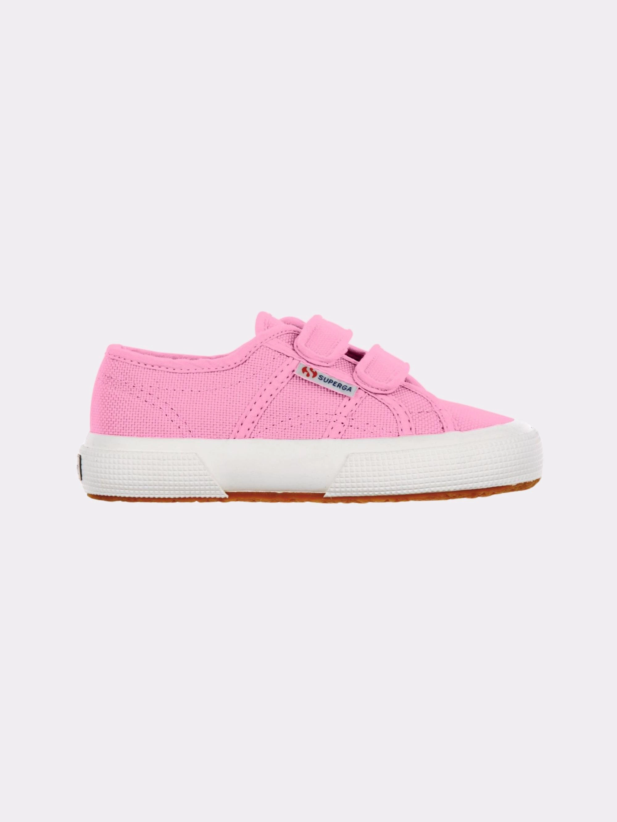 Superga - tennis à scratch rose - pointure 35