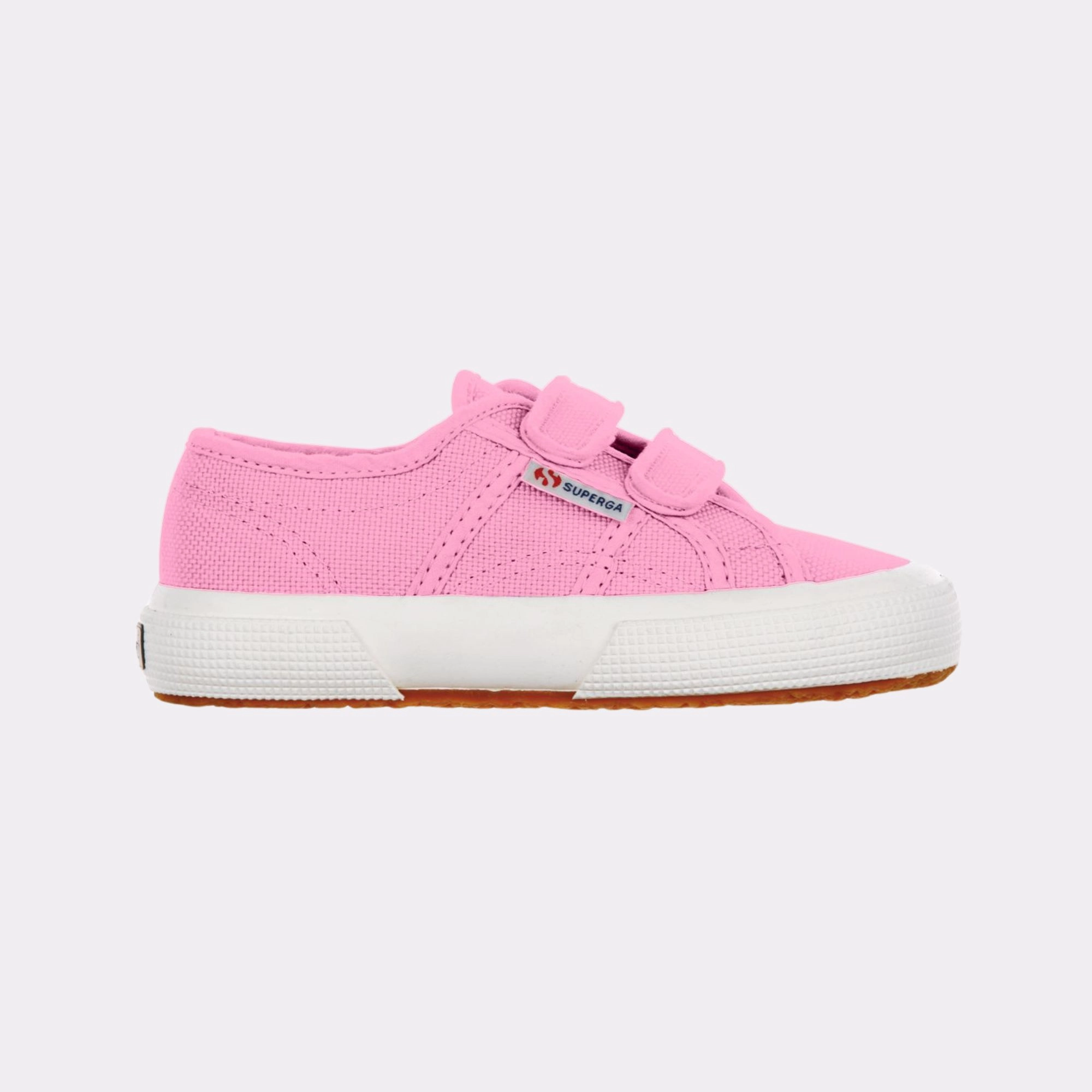 Superga - tennis à scratch rose - pointure 33