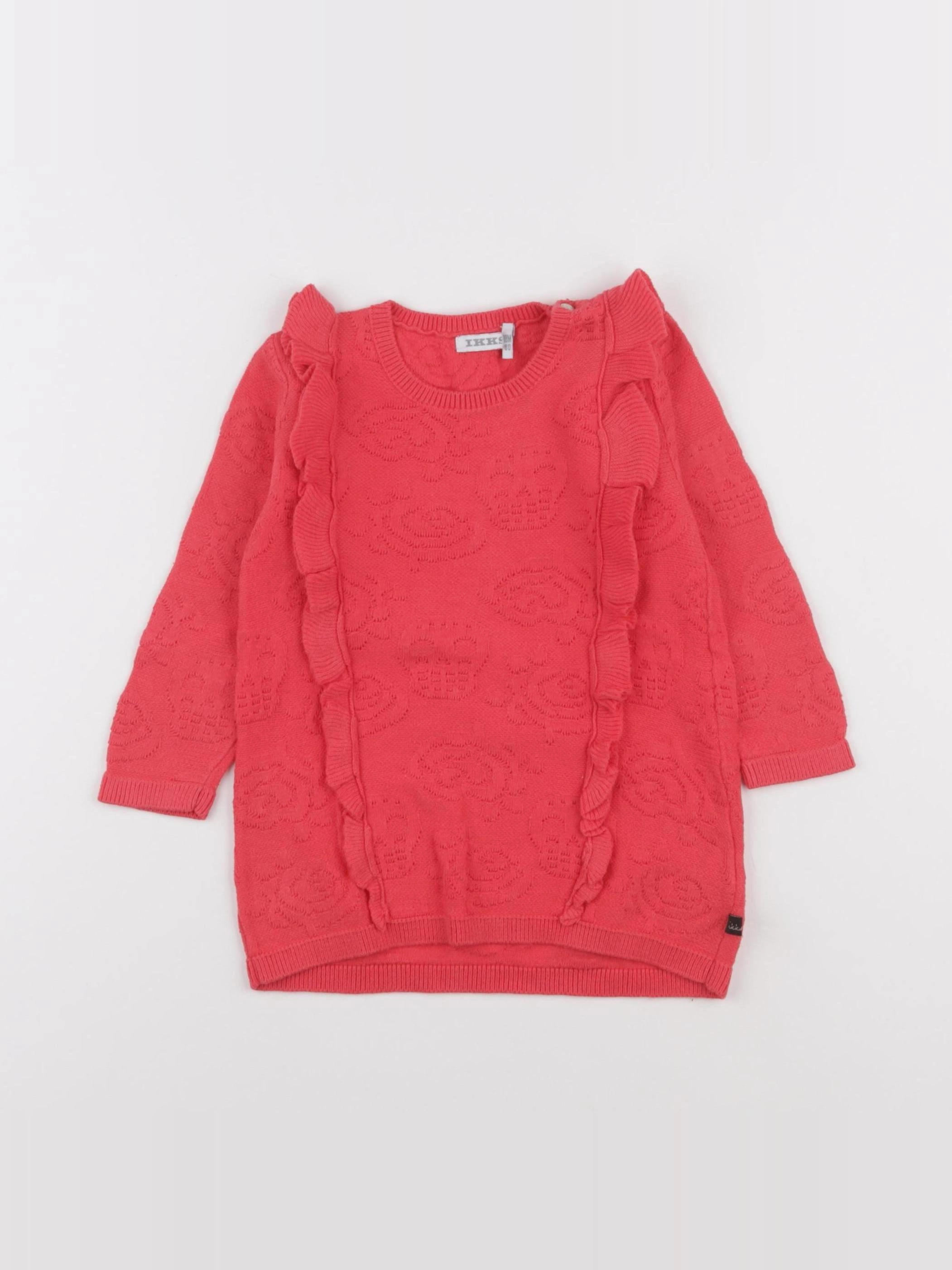 IKKS - robe rose - 18 mois