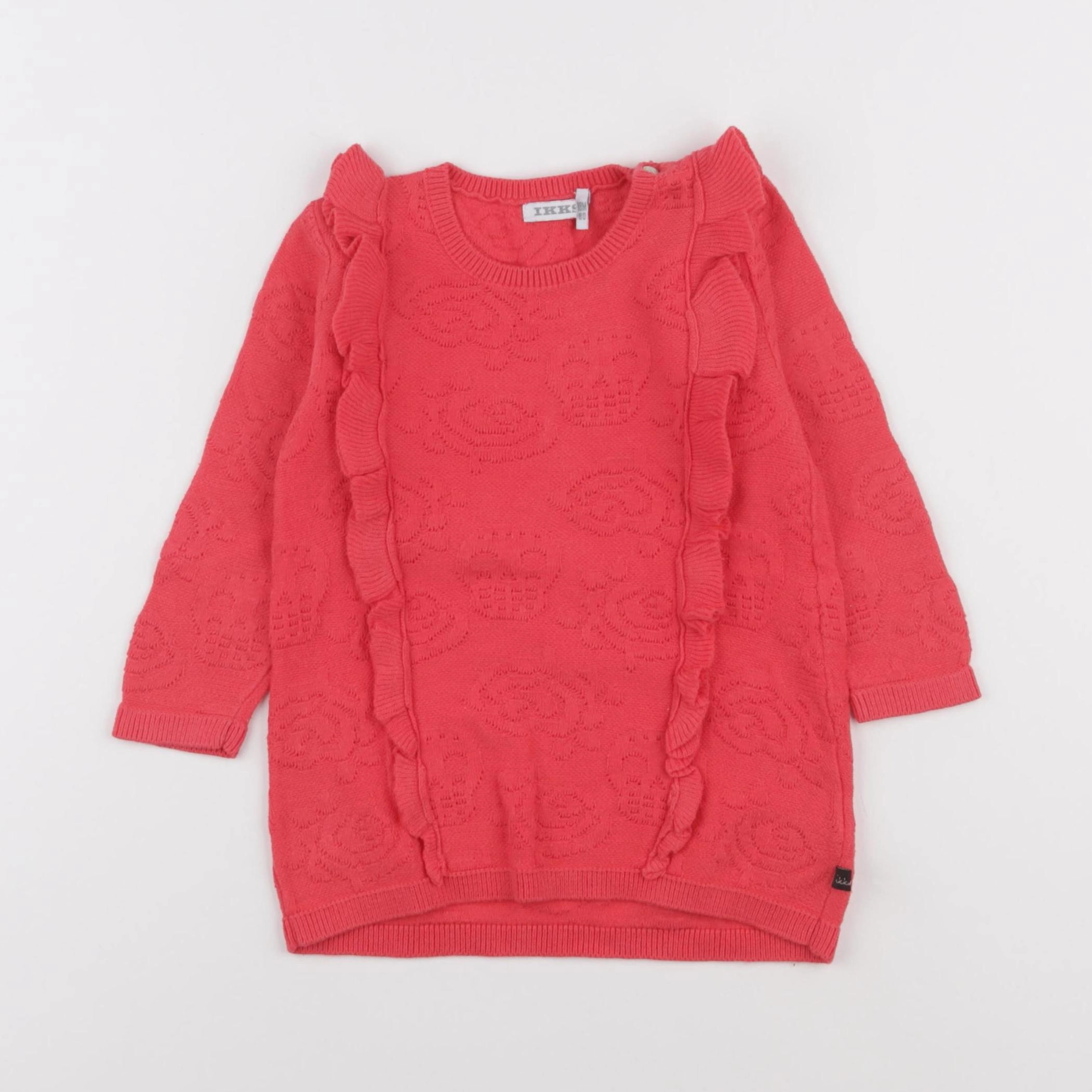 IKKS - robe rose - 18 mois
