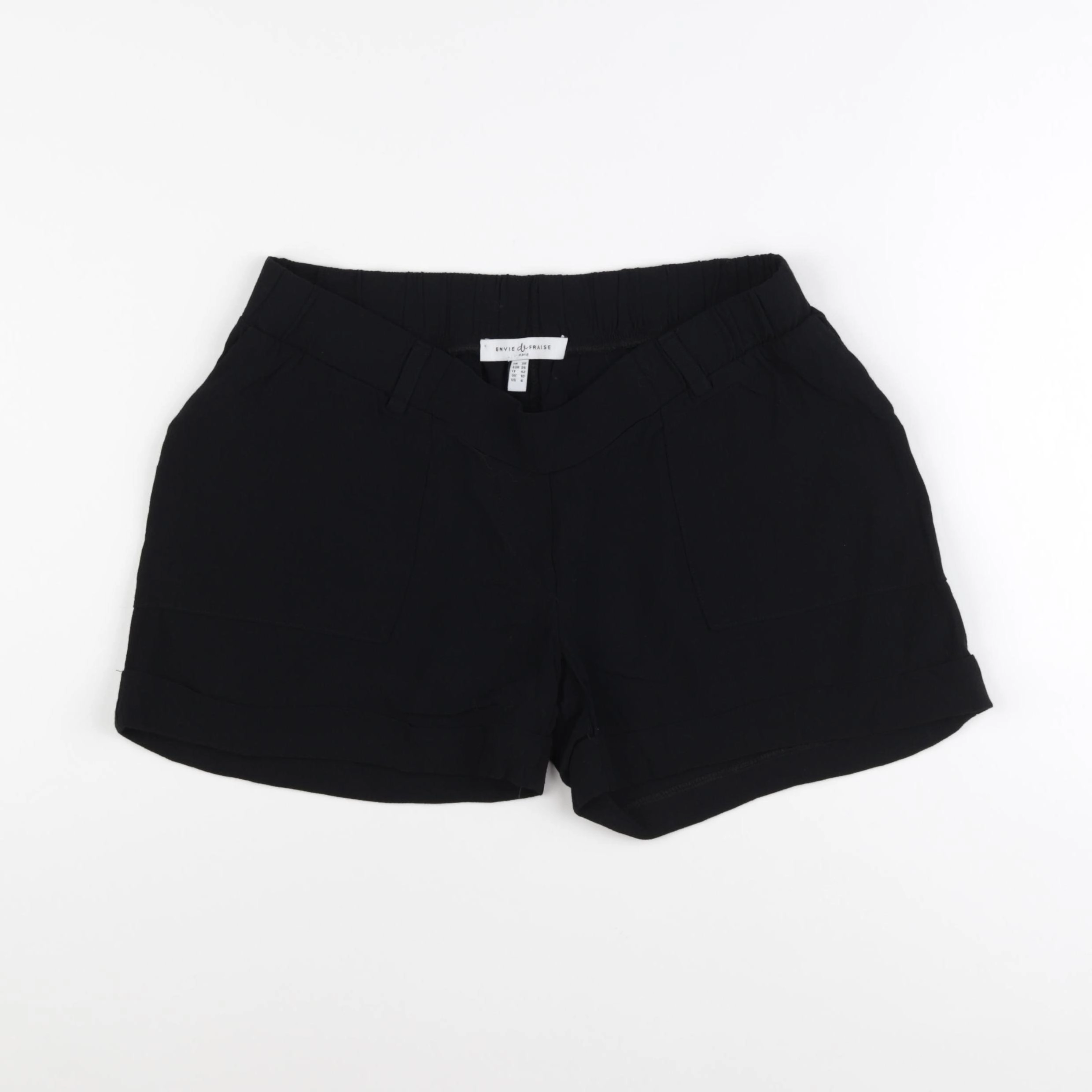 Envie de fraise - short grossesse noir - 38