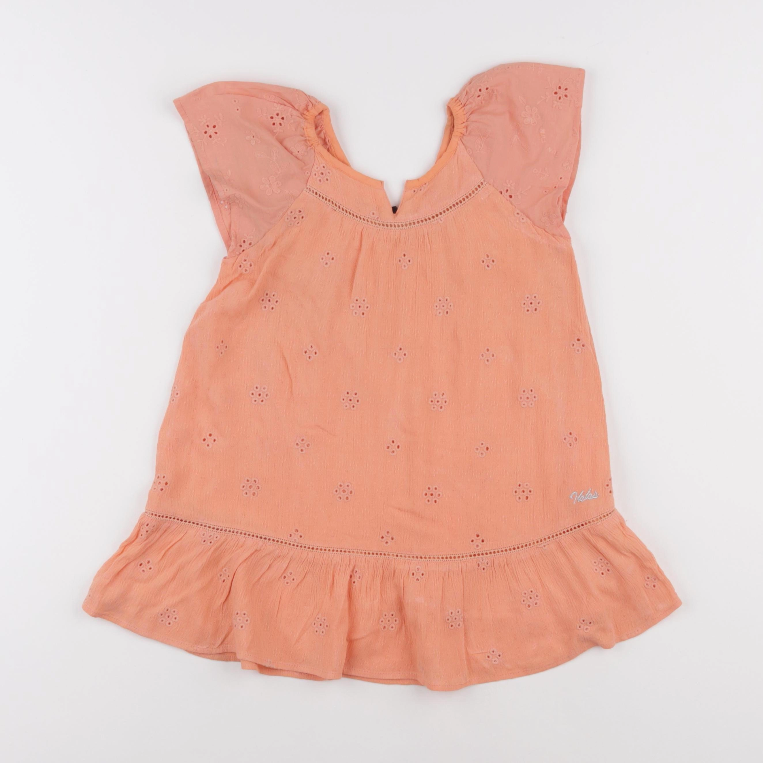 IKKS - robe orange - 3 ans