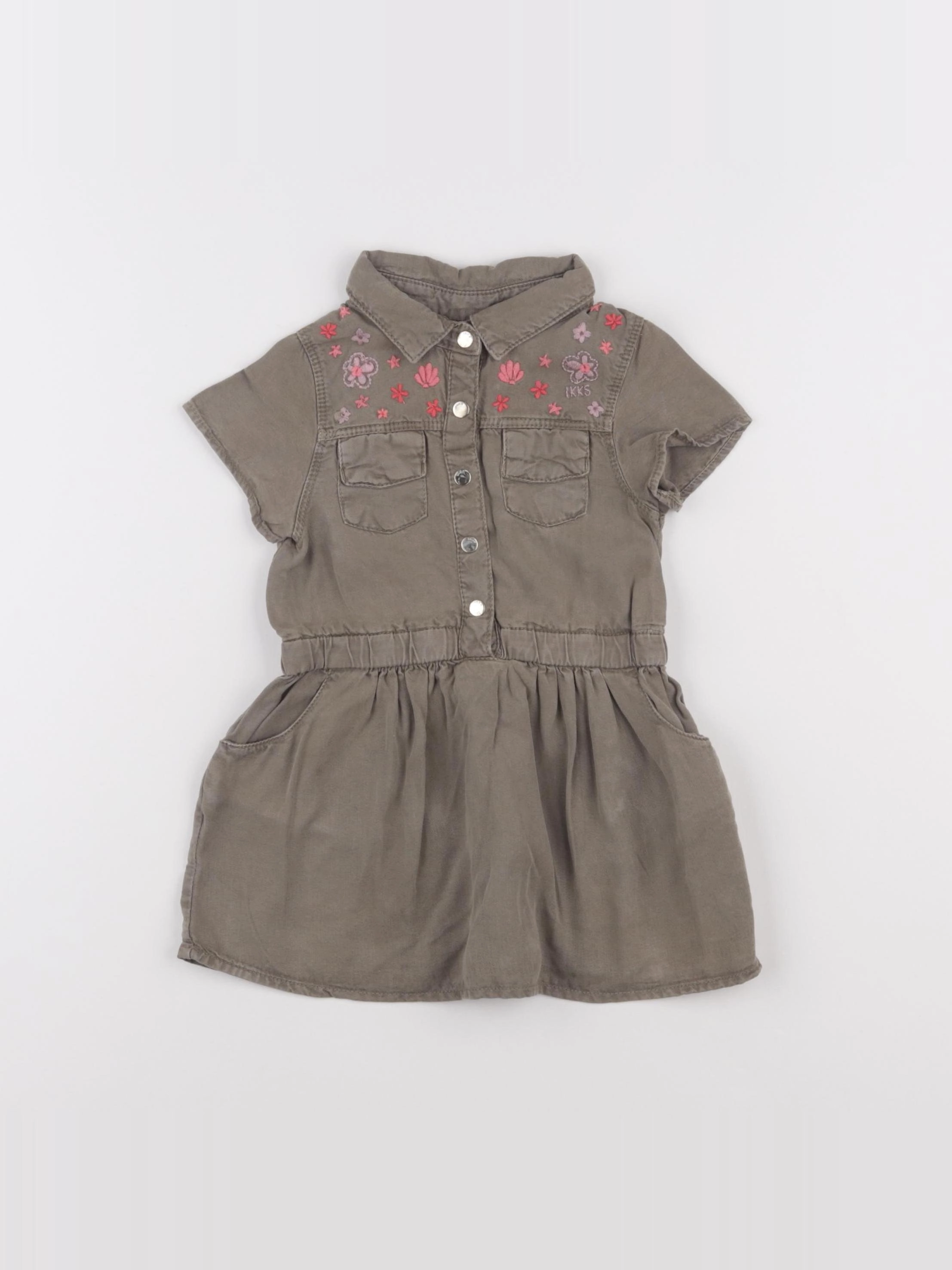 IKKS - robe vert - 12 mois