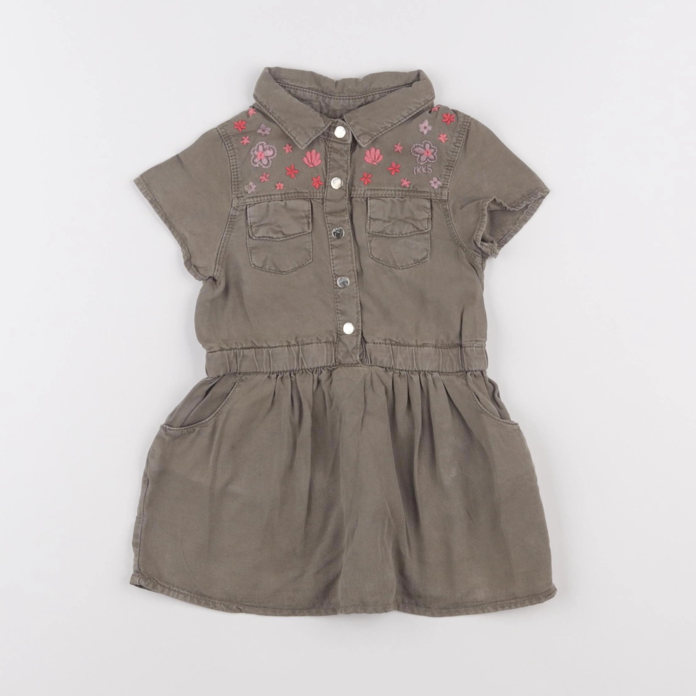 IKKS - robe vert - 12 mois