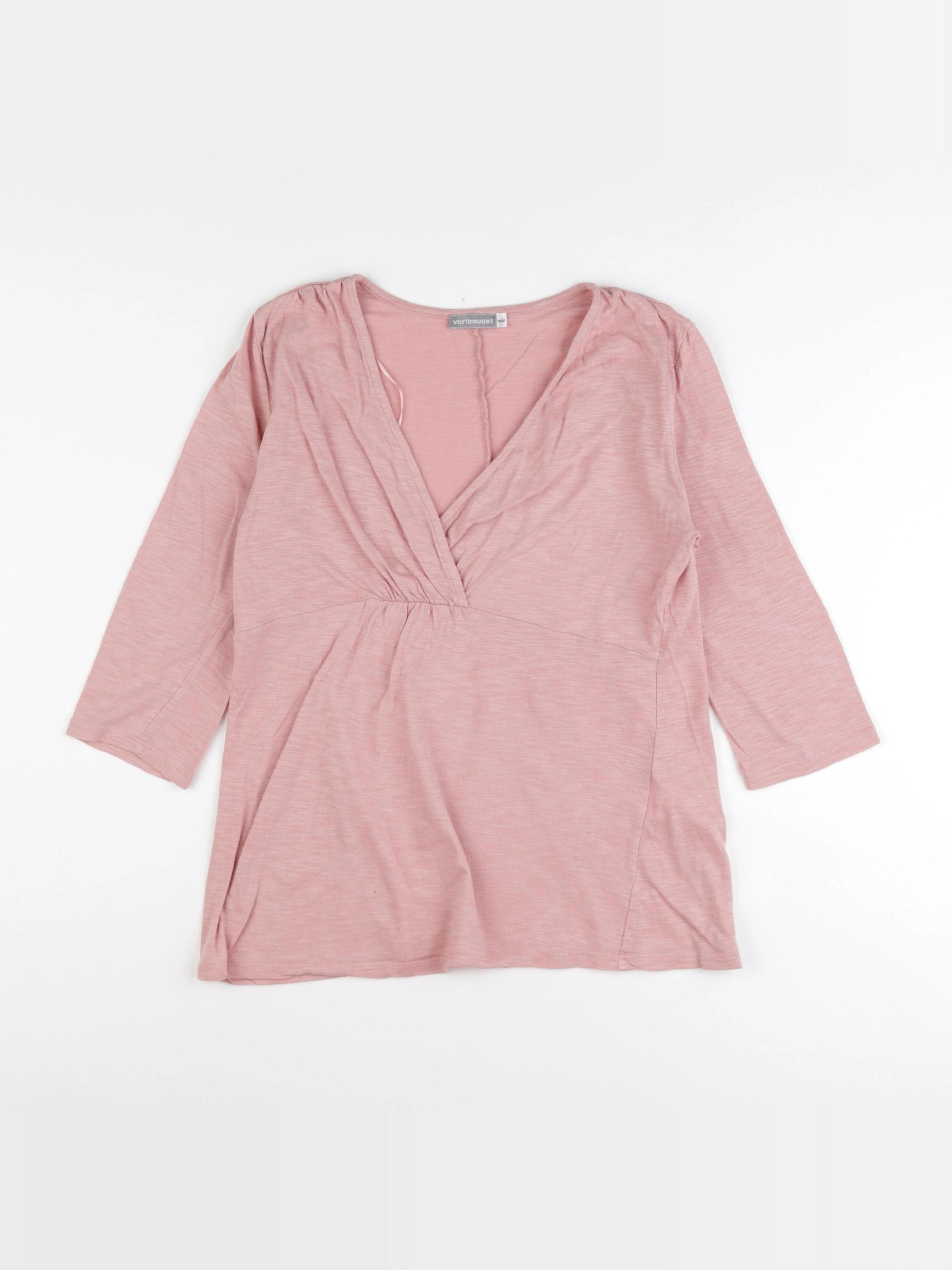 Envie de fraise - tee-shirt grossesse rose - 38 à 40