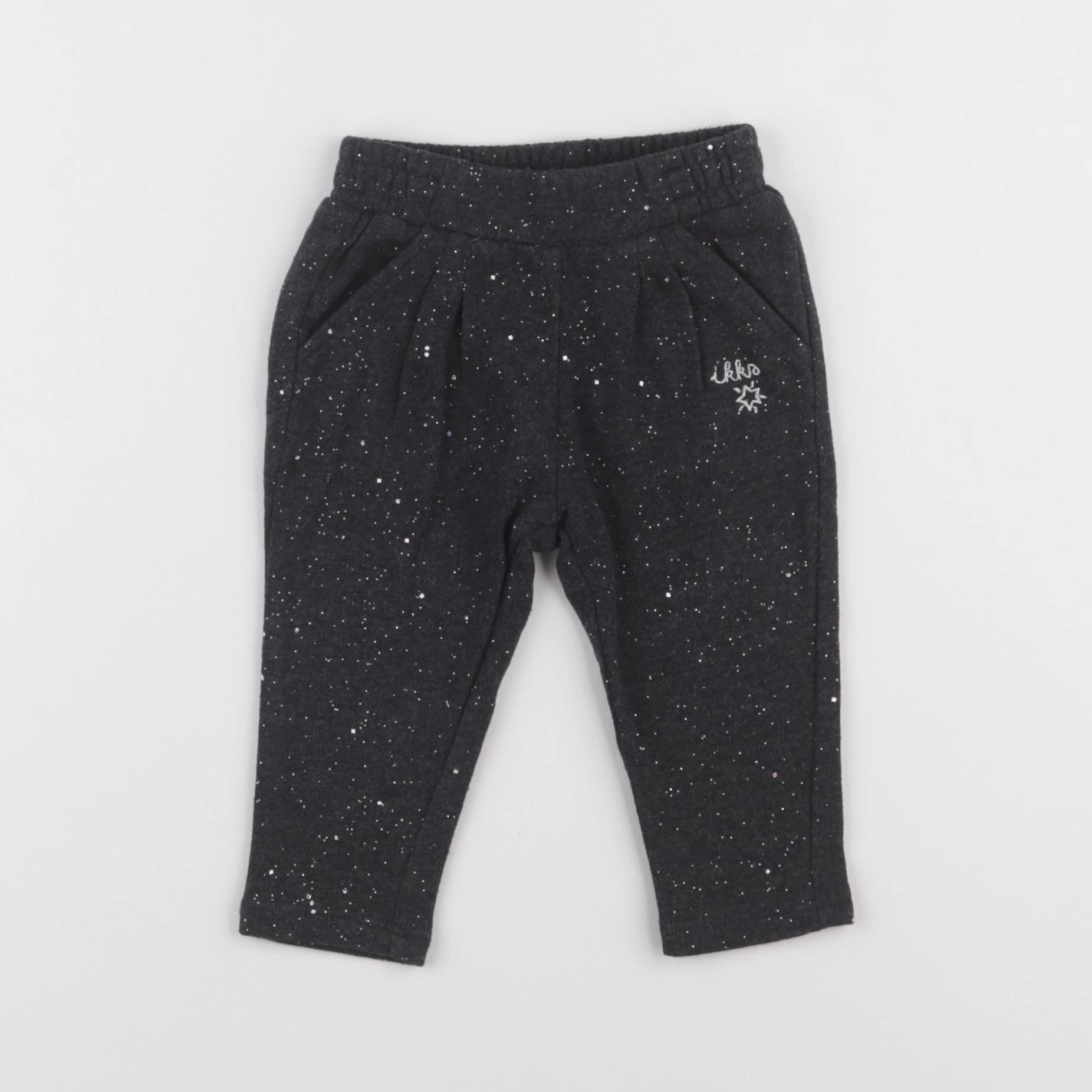 IKKS - jogging gris, argent - 3 mois