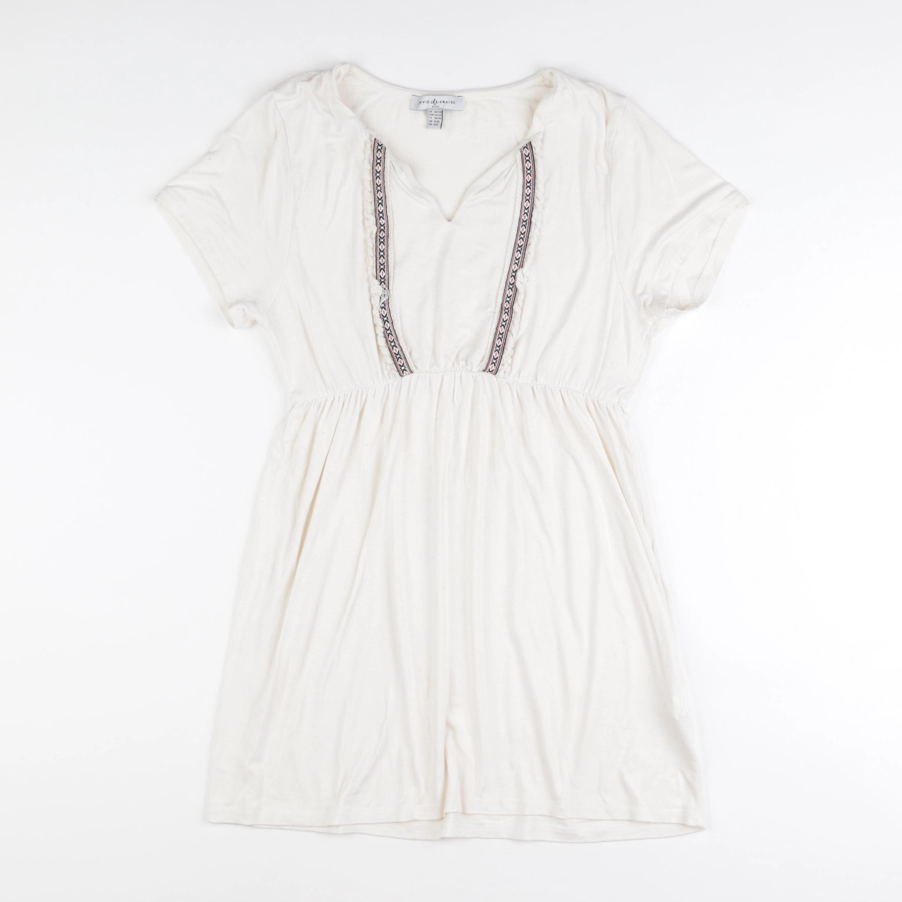 Envie de fraise - robe grossesse beige - 36 à 38