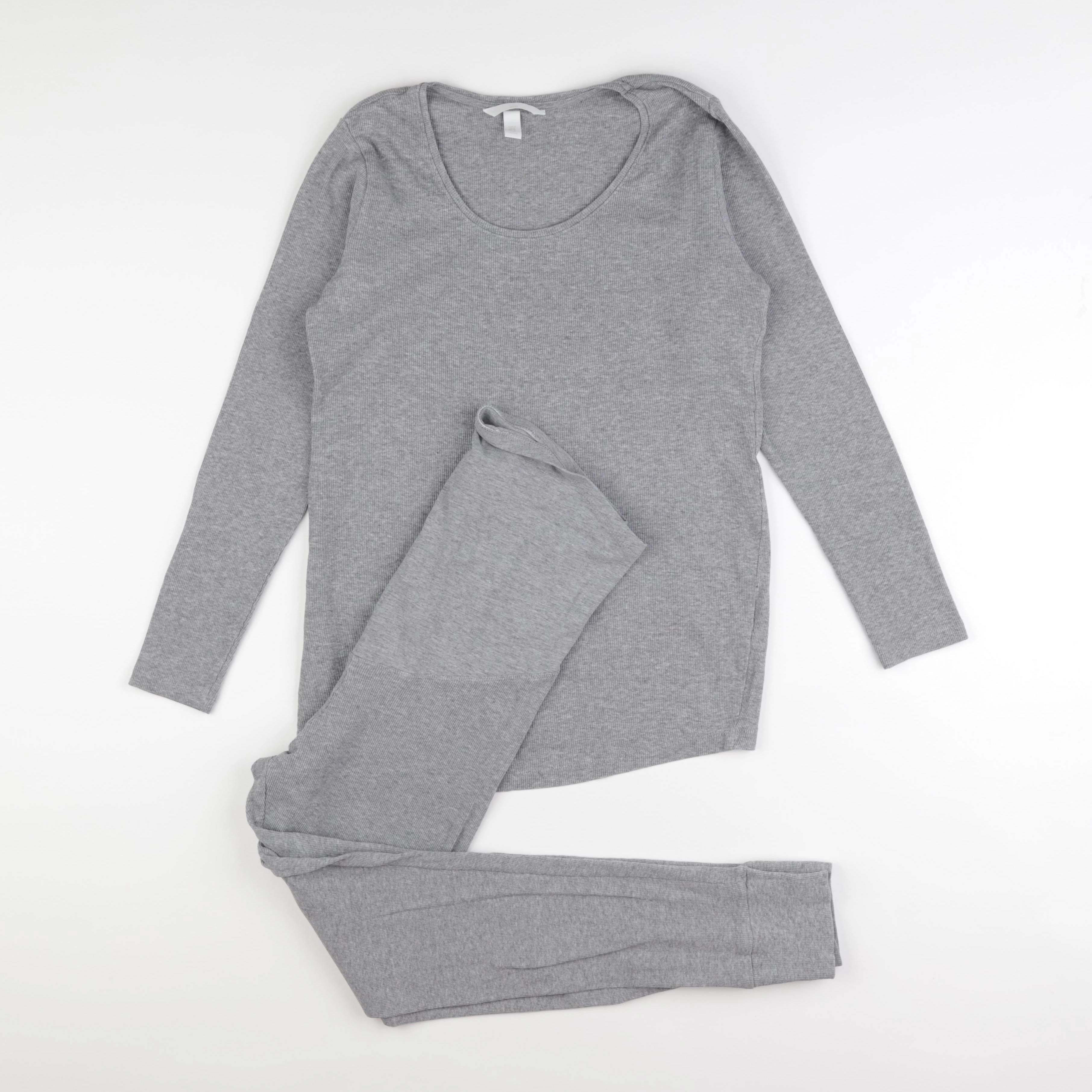 H&M - pyjama grossesse coton gris - m