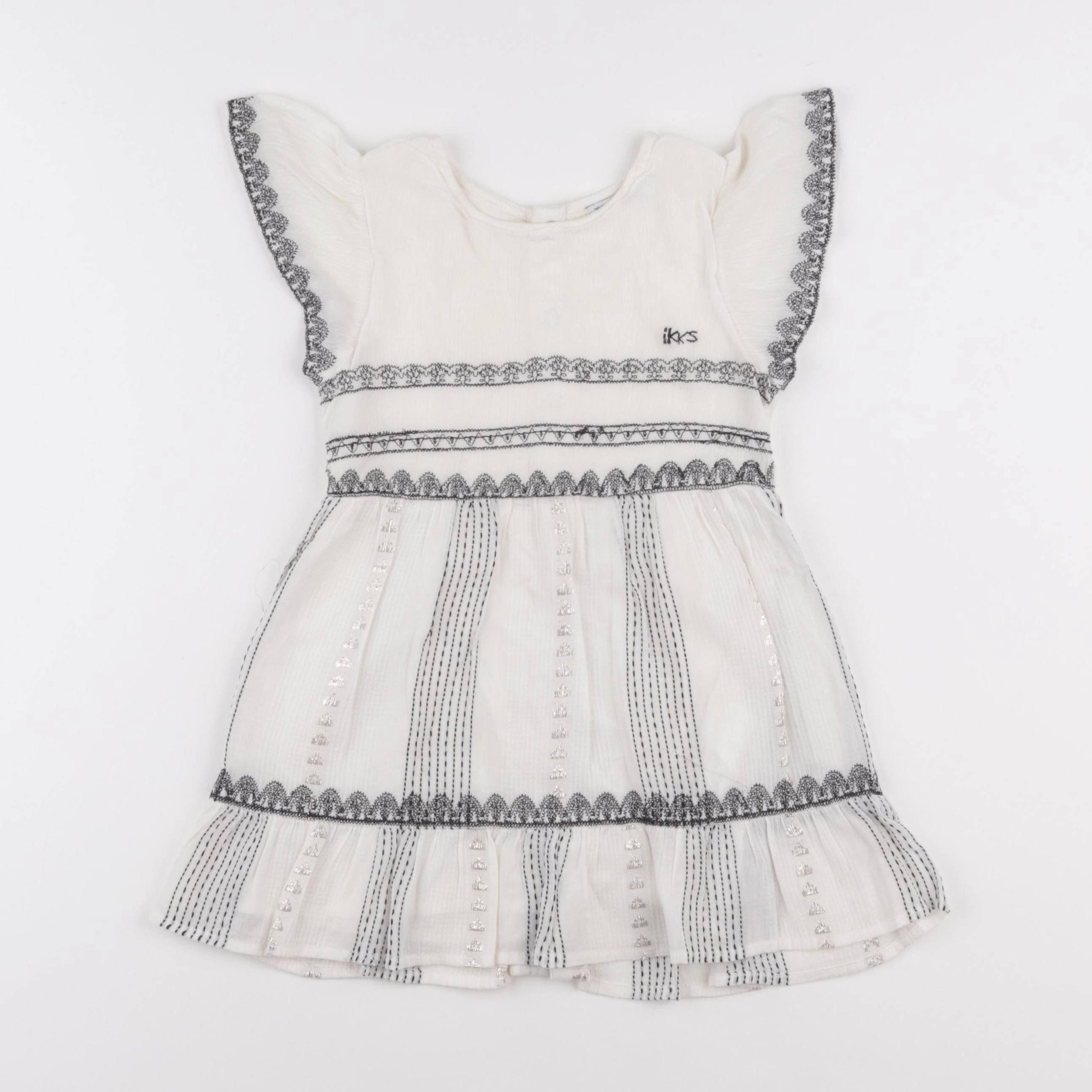 IKKS - robe beige - 3 ans