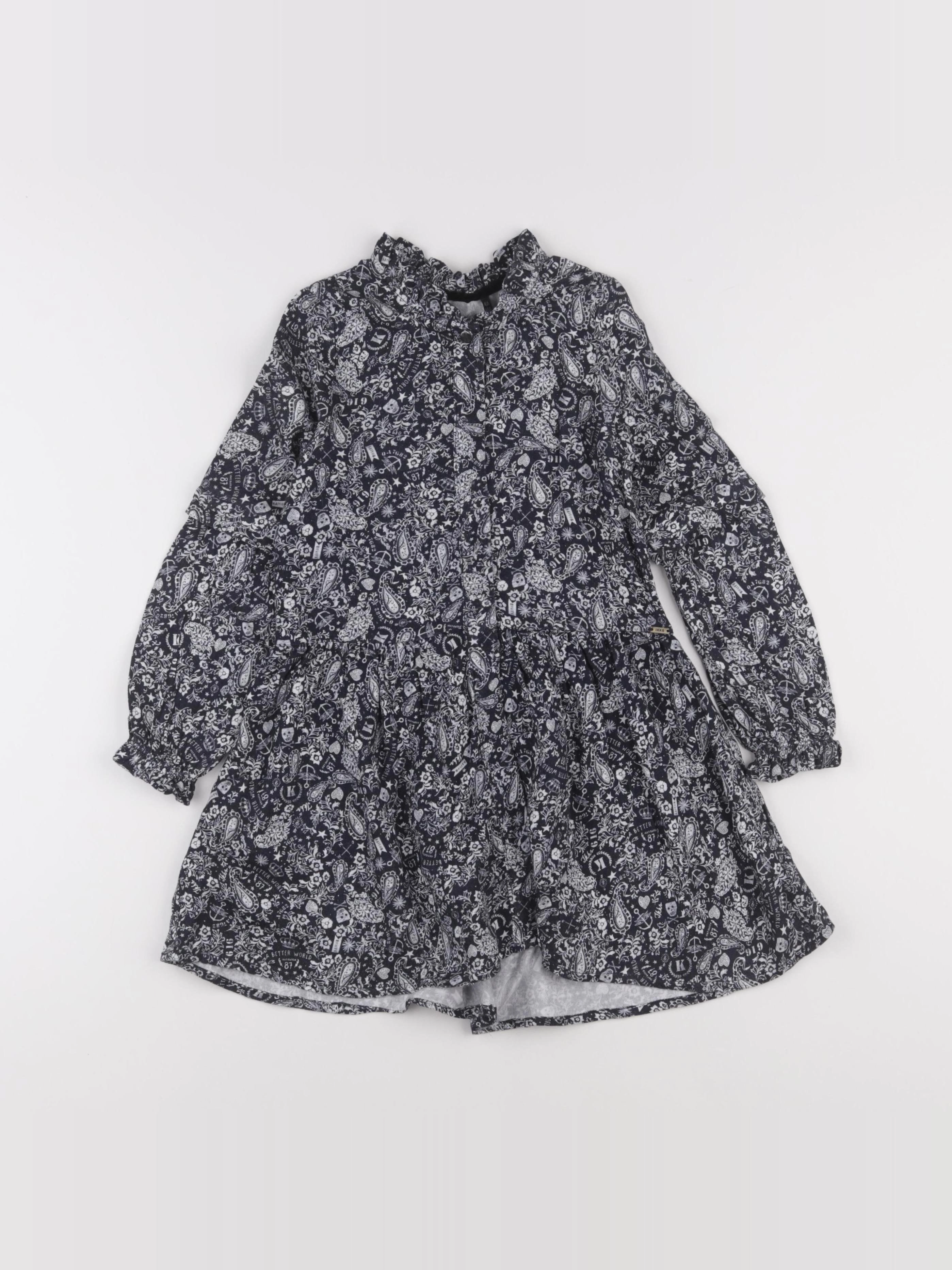 IKKS - robe noir - 4 ans