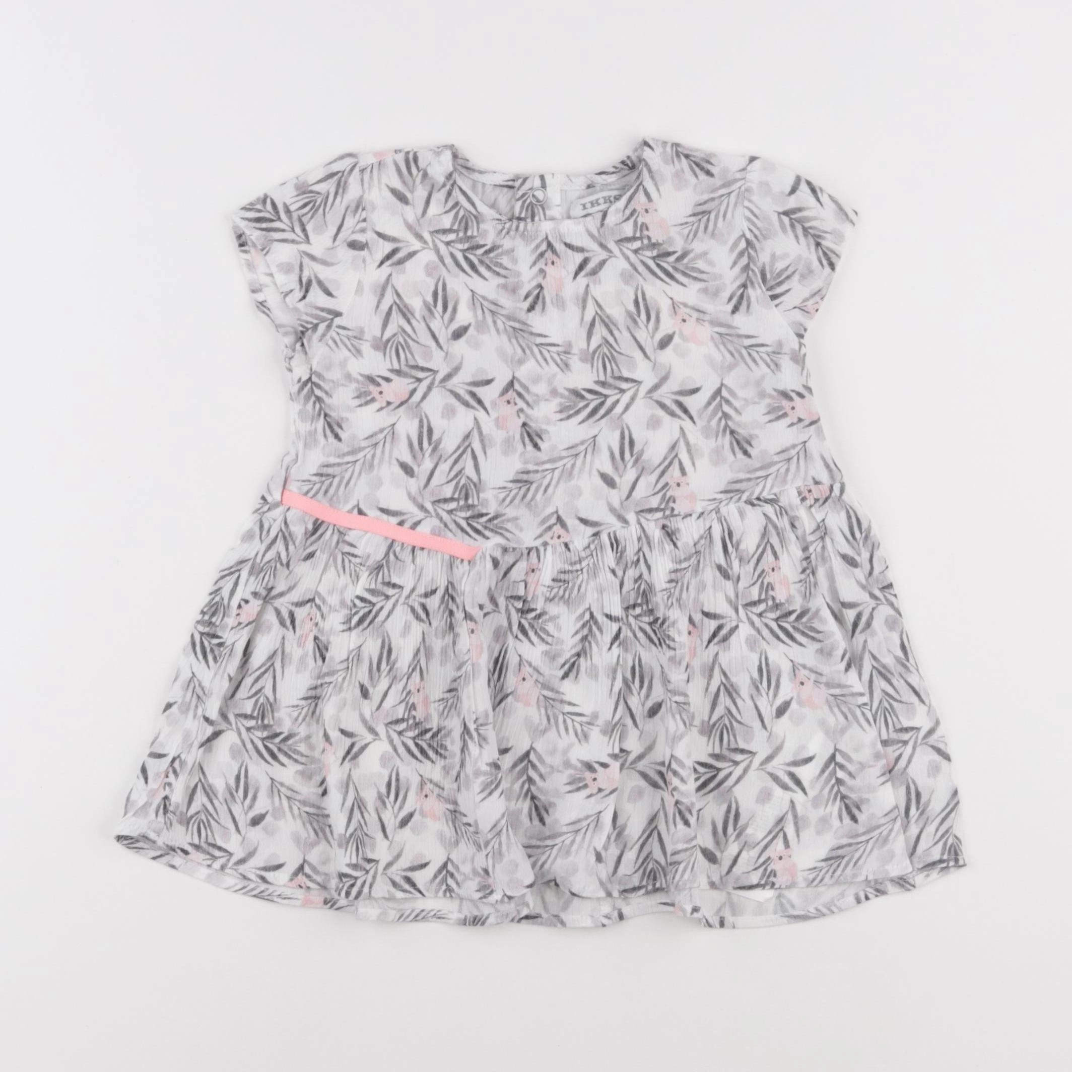 IKKS - robe blanc - 12 mois