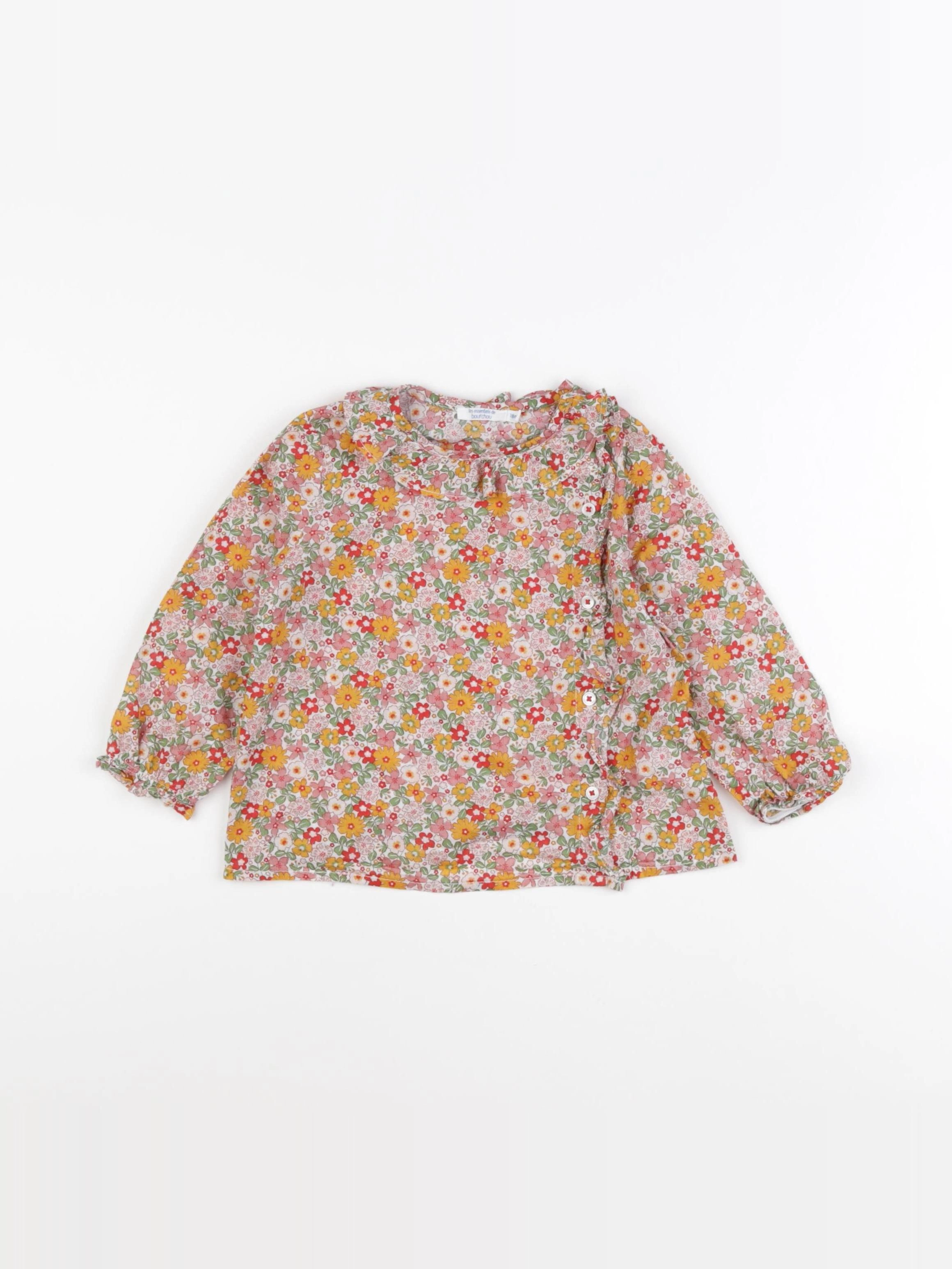 Boutchou - blouse multicolore - 18 mois