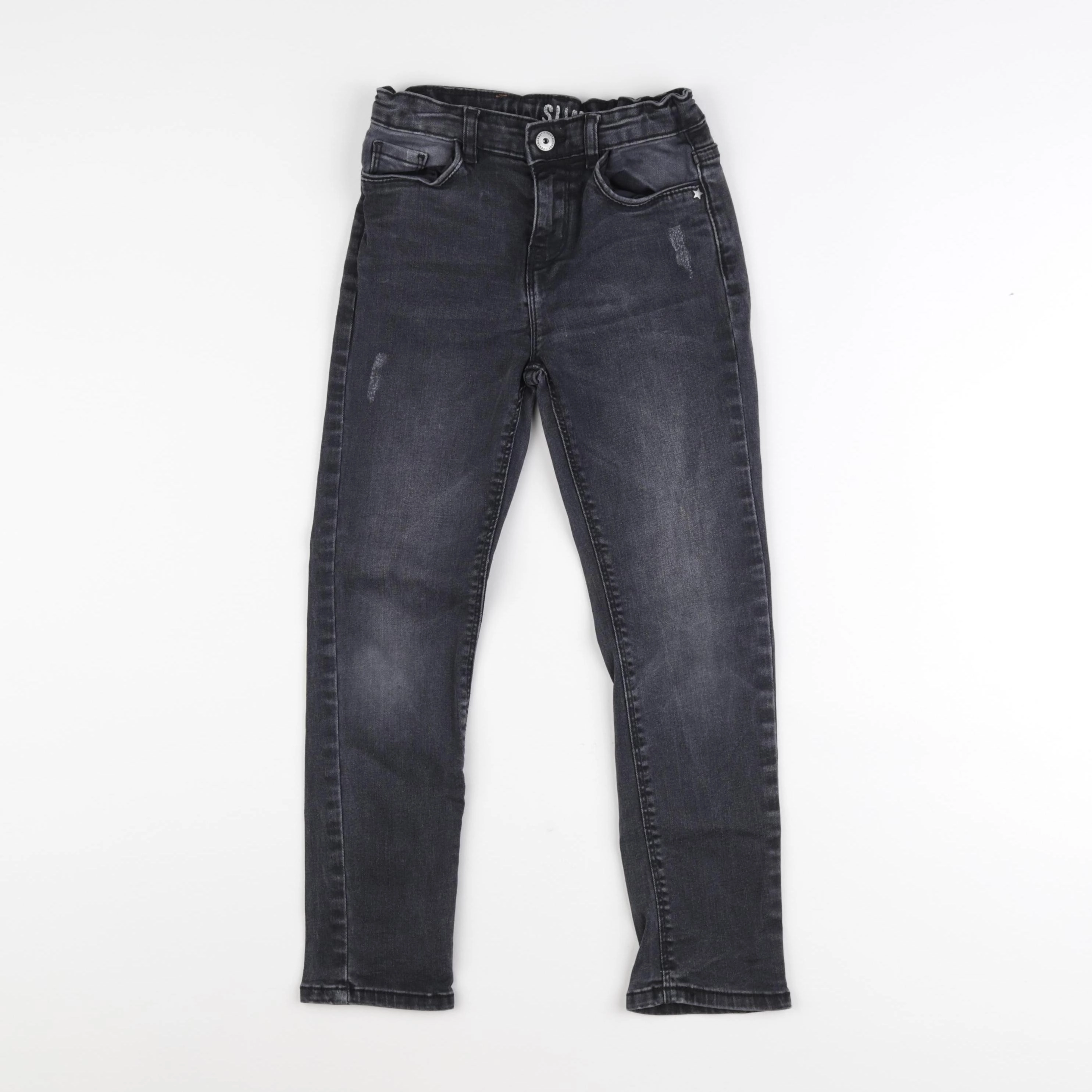 Vertbaudet - jean noir - 7 ans