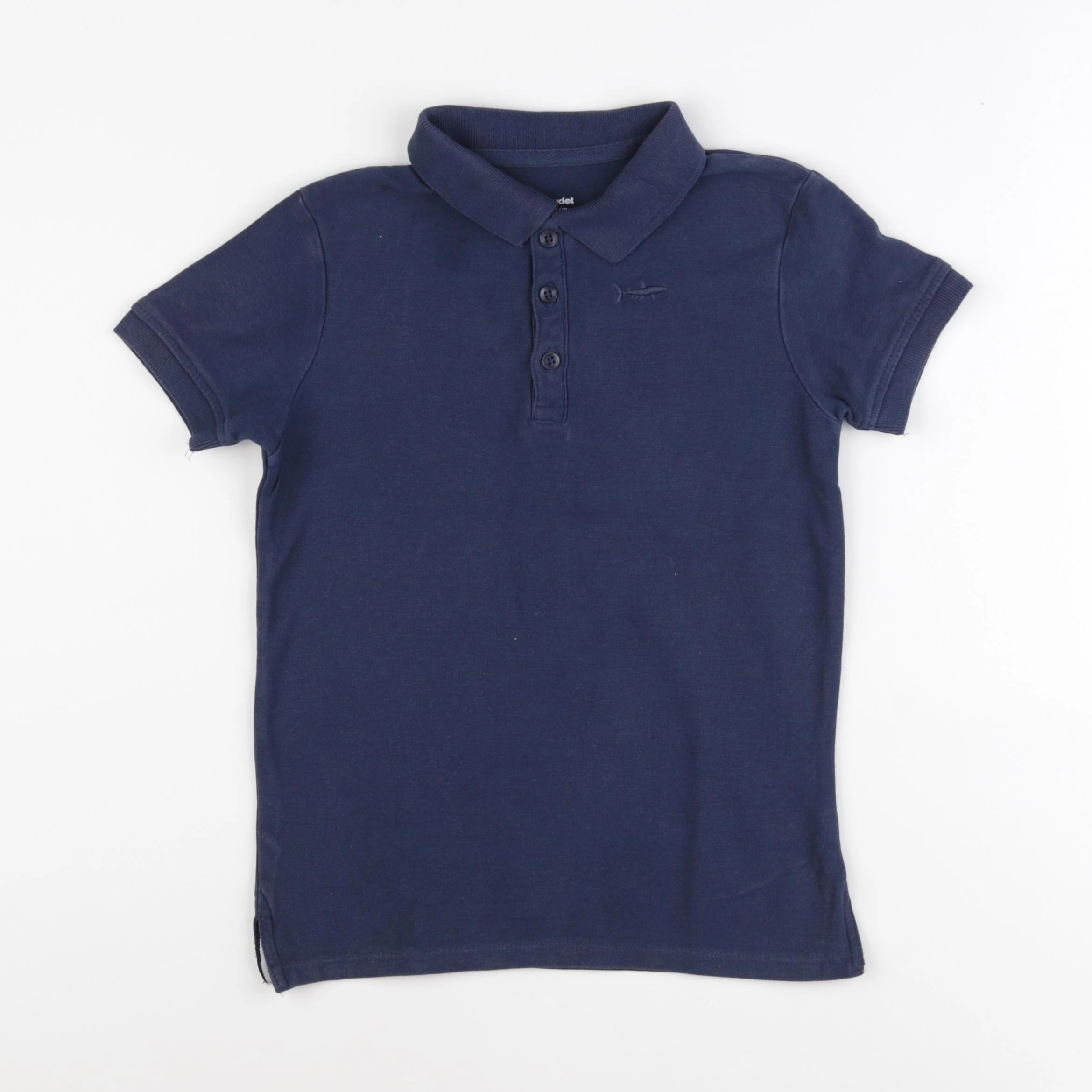 Vertbaudet - polo bleu - 8 ans